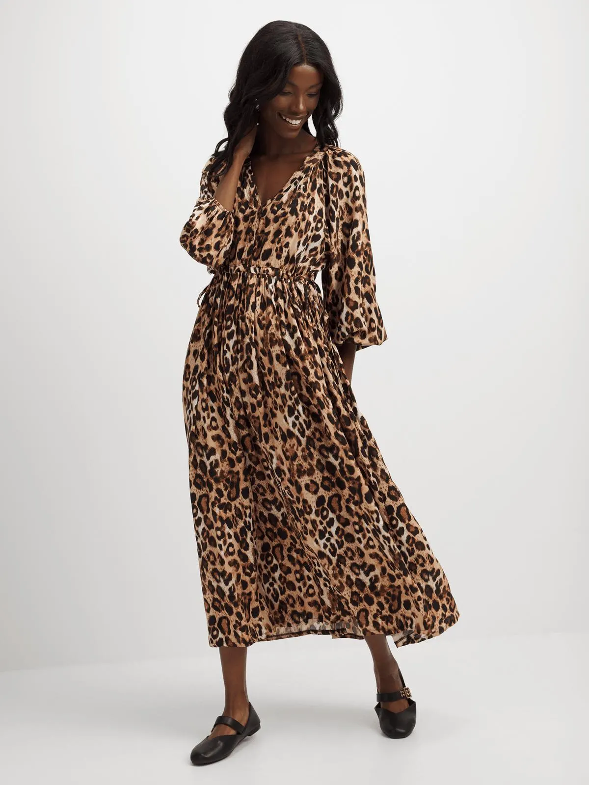 Exact Women's Animal Print Maxi Dress