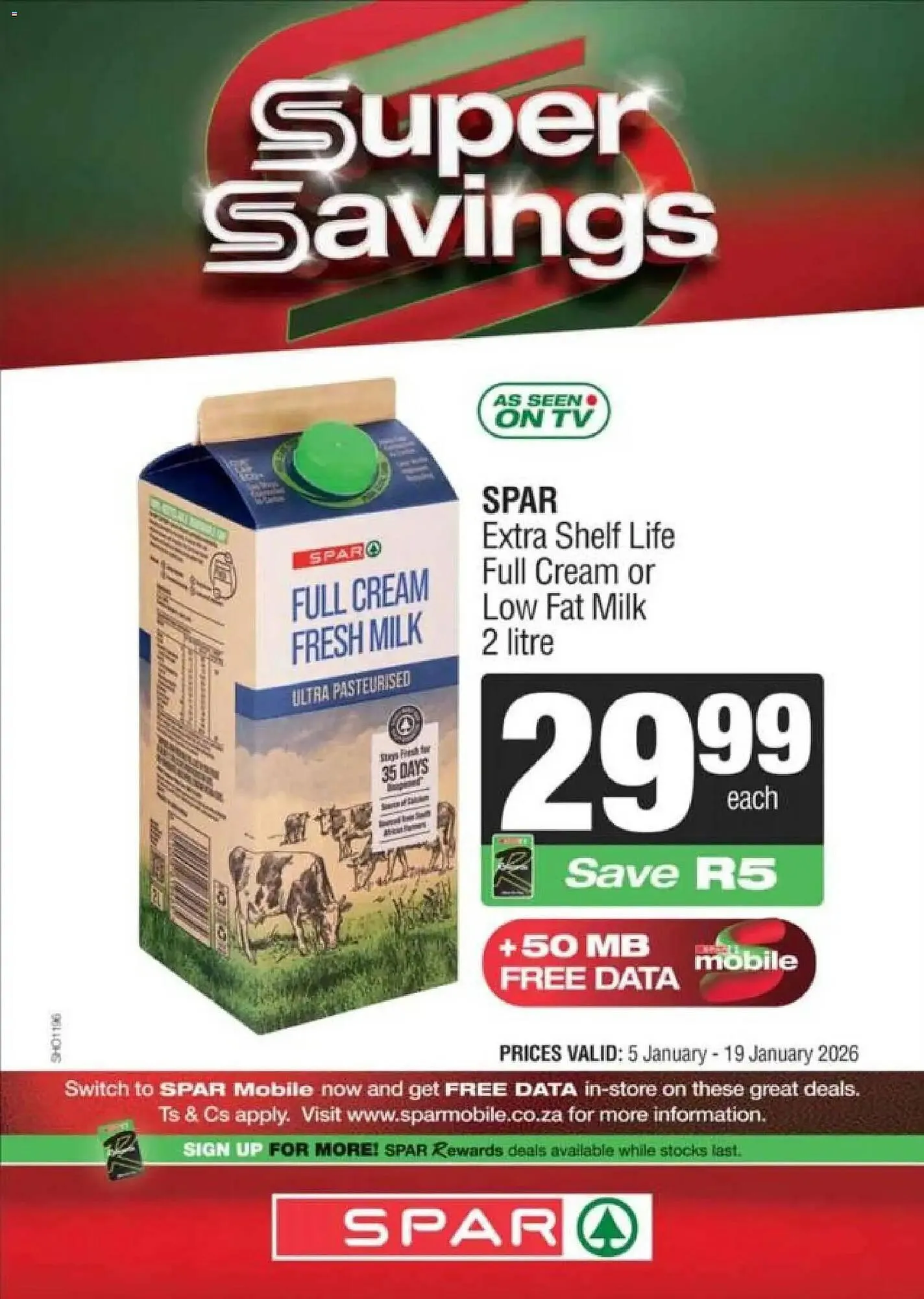 KwikSpar catalogue from 5 January to 19 January 2026 - Catalogue Page 1