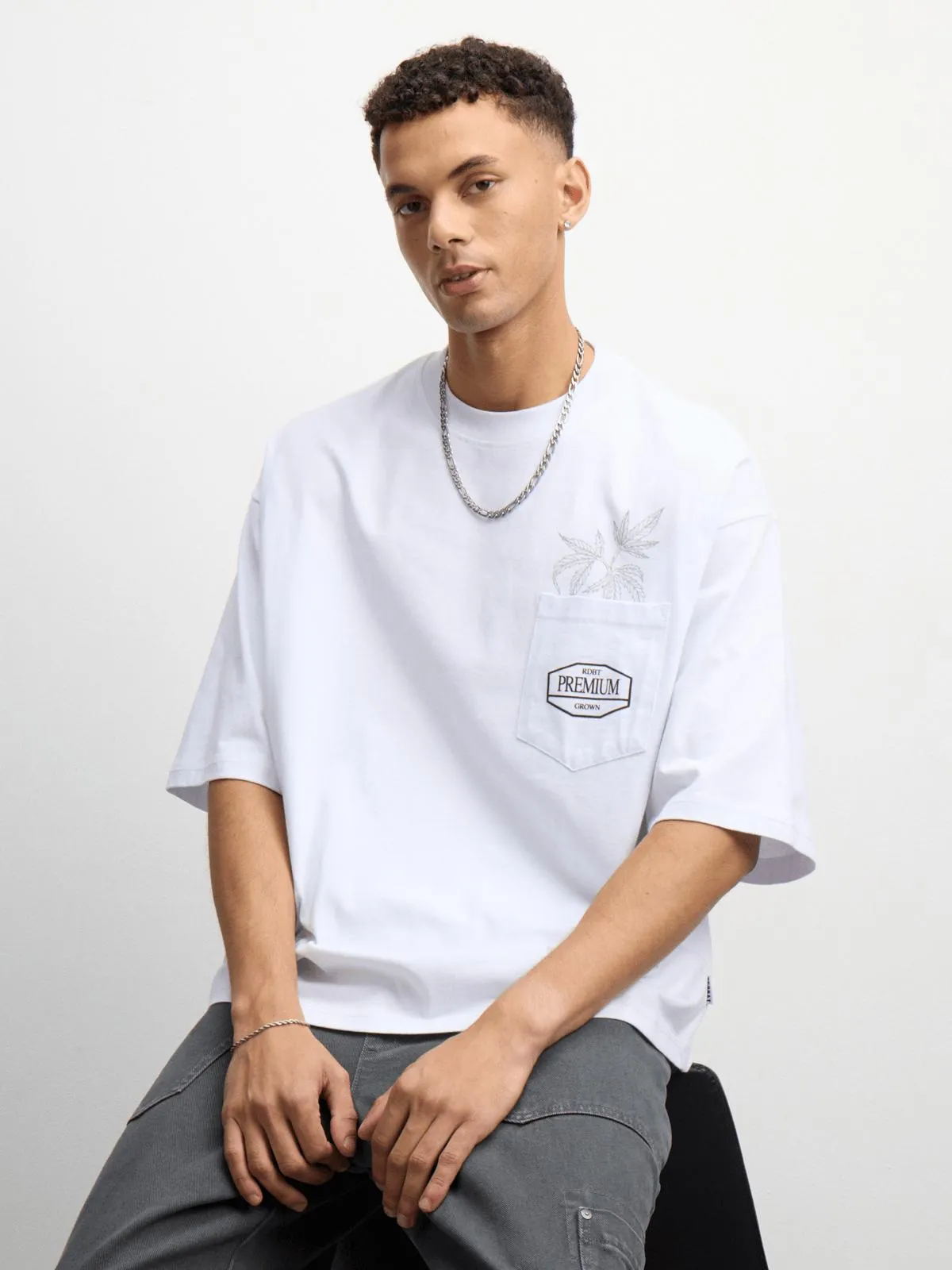 Redbat Men's Premium Grown Crew T-Shirt