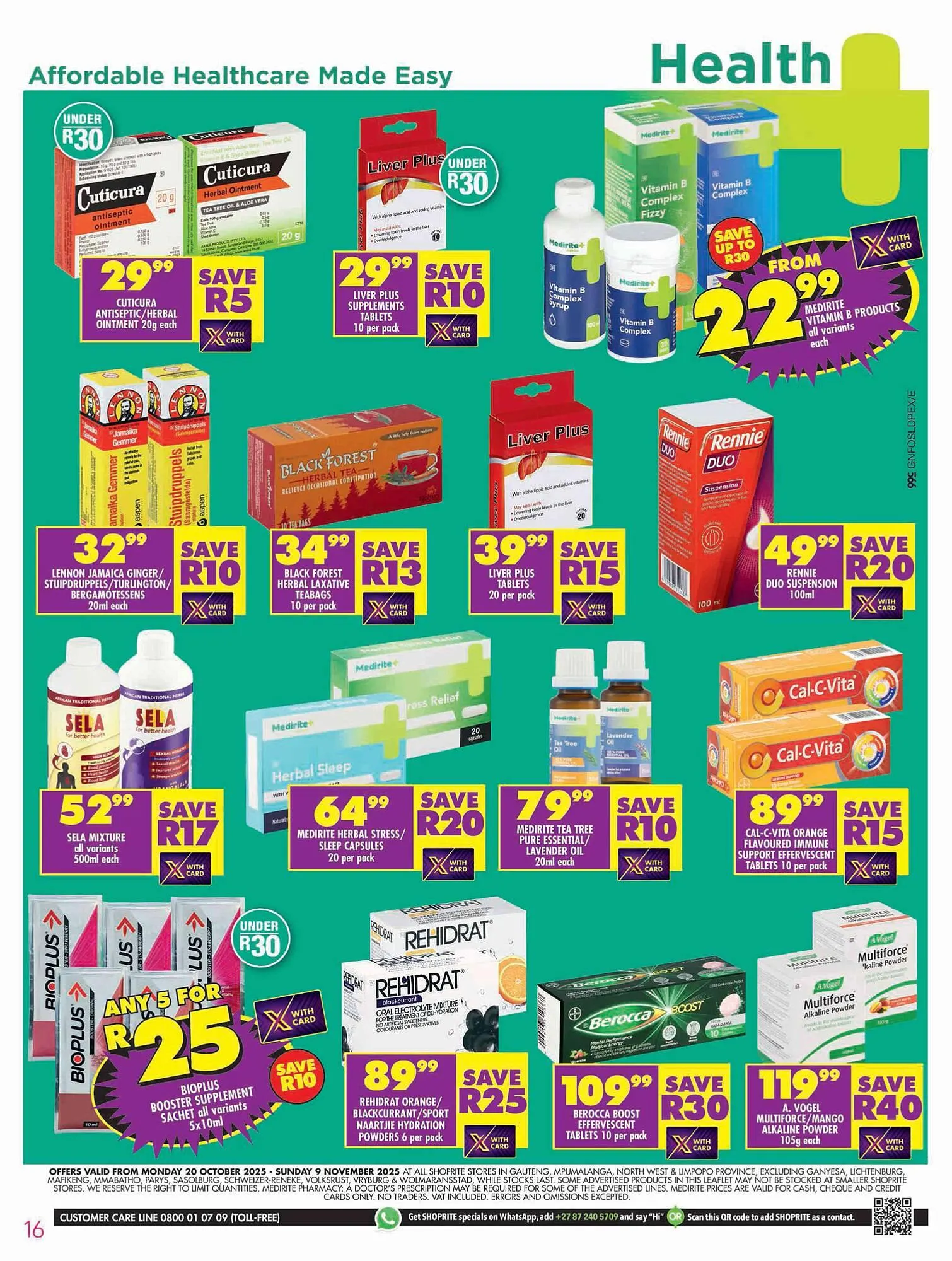 Shoprite catalogue from 20 October to 9 November 2025 - Catalogue Page 14
