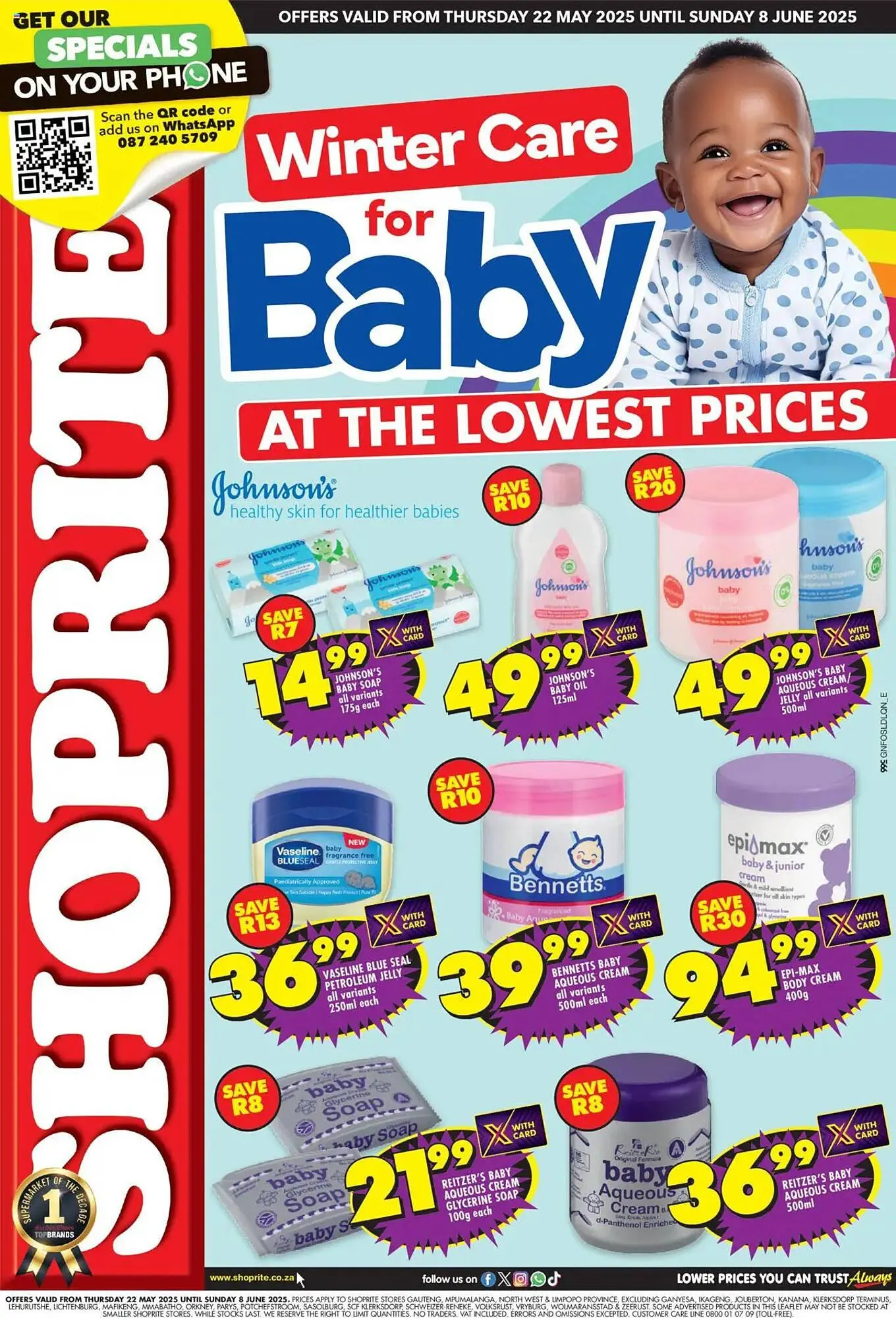 Shoprite catalogue from 22 May to 8 June 2025 - Catalogue Page 1