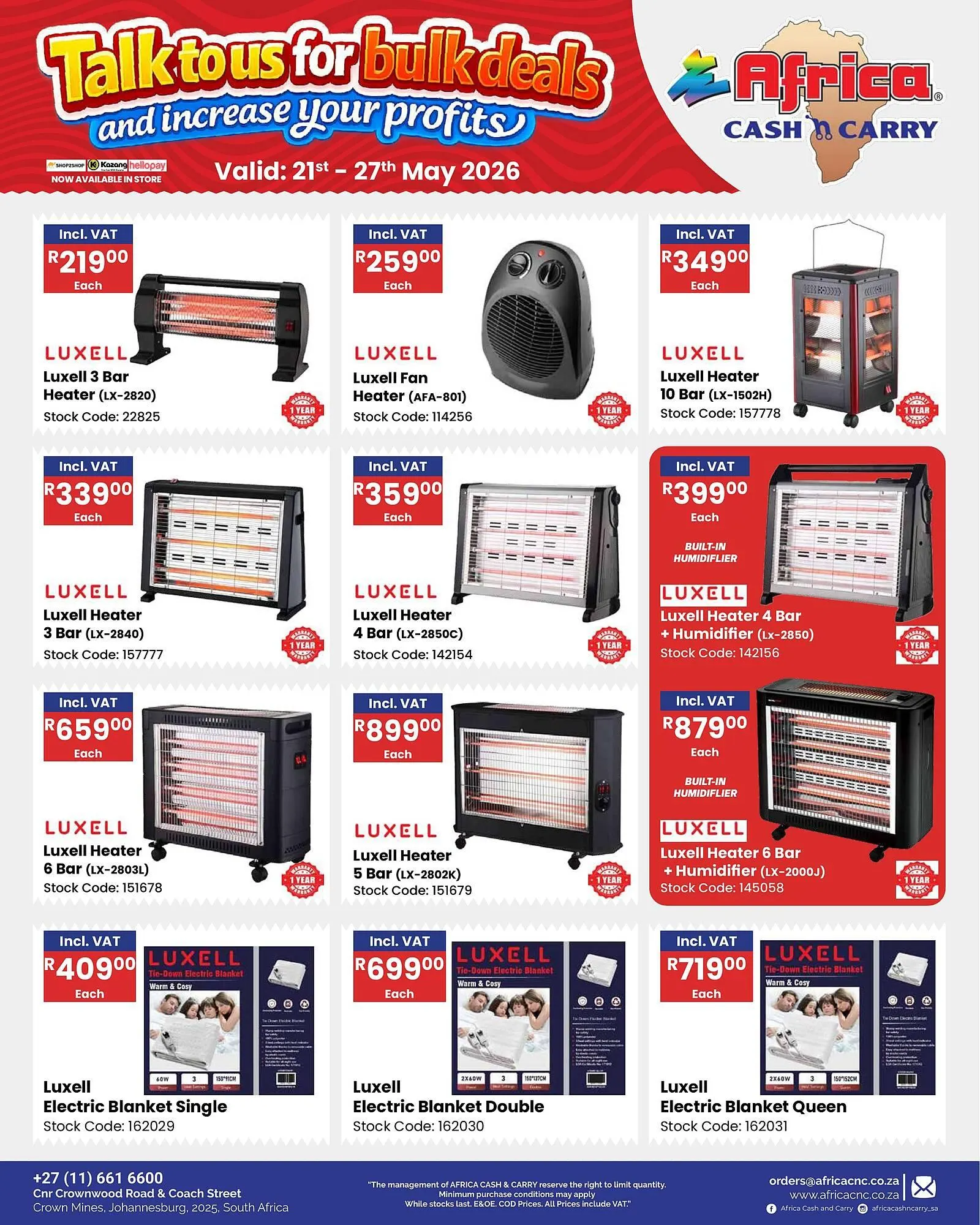 Africa Cash and Carry catalogue from 21 May to 27 May 2026 - Catalogue Page 32