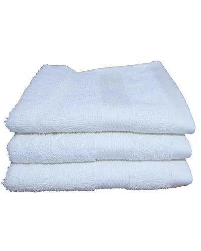 Bunty's Plush 450 Guest Towel (3Pc Pack) 030x050cms 450GSM - White