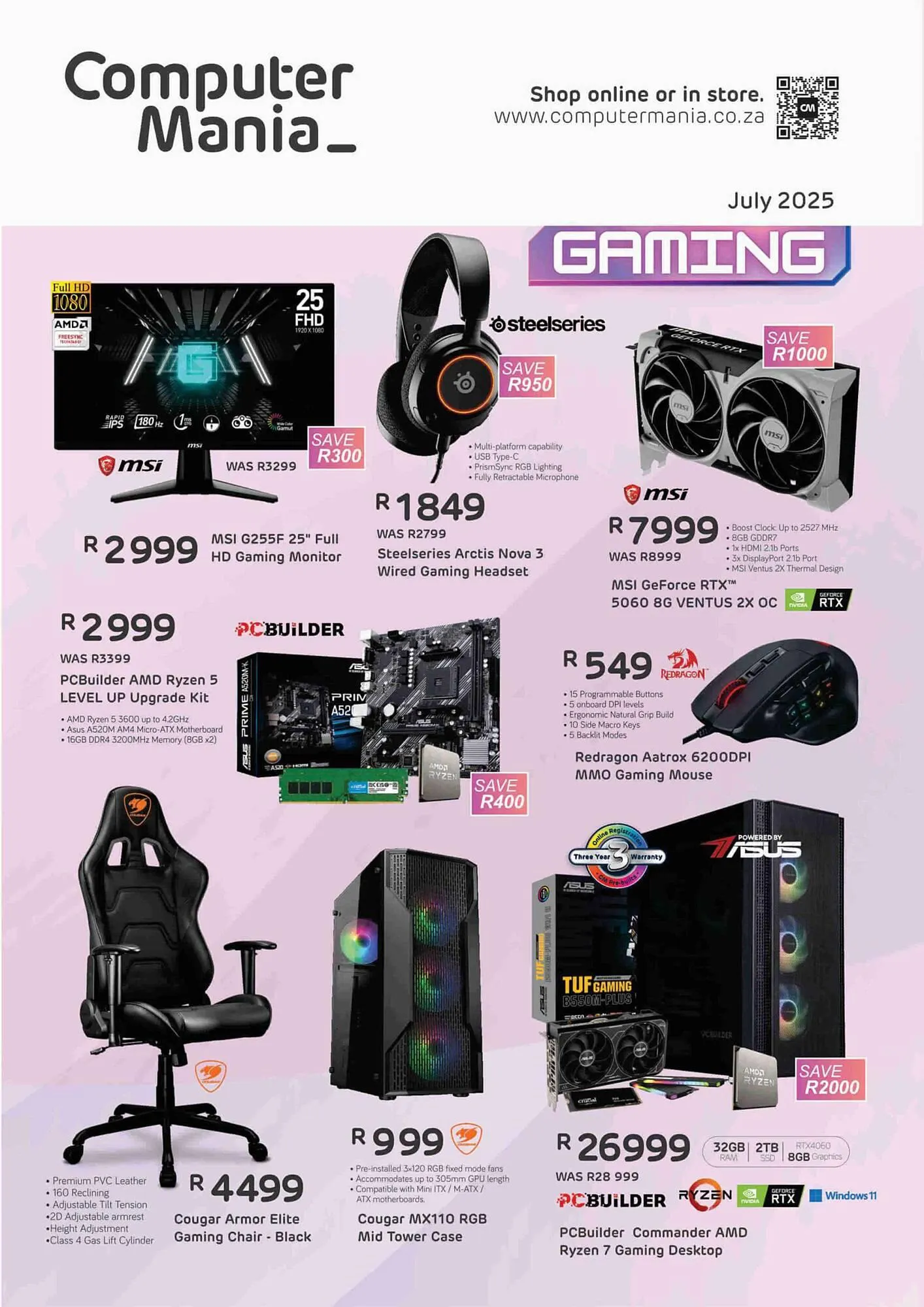 Computer Mania catalogue from 1 July to 31 July 2025 - Catalogue Page 1