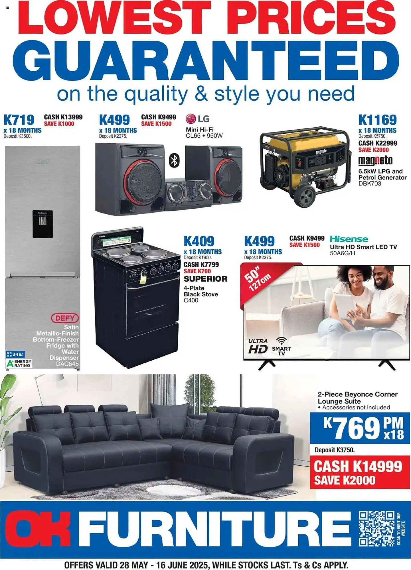 OK Furniture catalogue from 28 May to 16 June 2025 - Catalogue Page 1