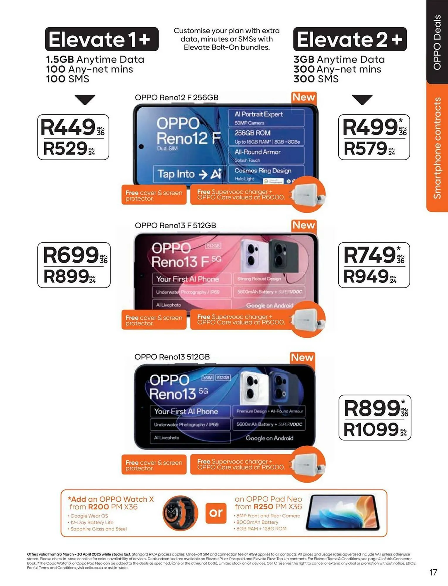 Cell C catalogue from 26 March to 1 April 2025 - Catalogue Page 17