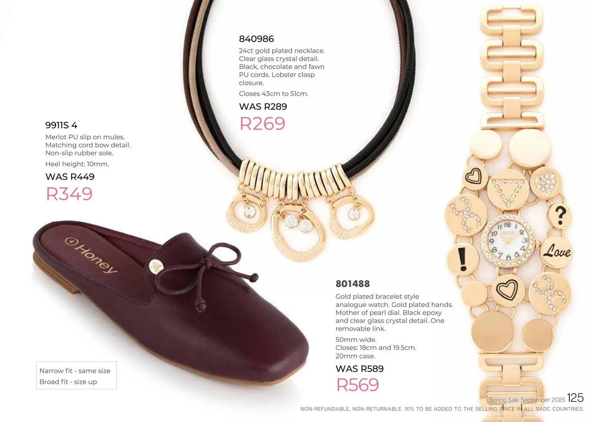 Honey Fashion Accessories catalogue from 3 September to 30 September 2025 - Catalogue Page 127