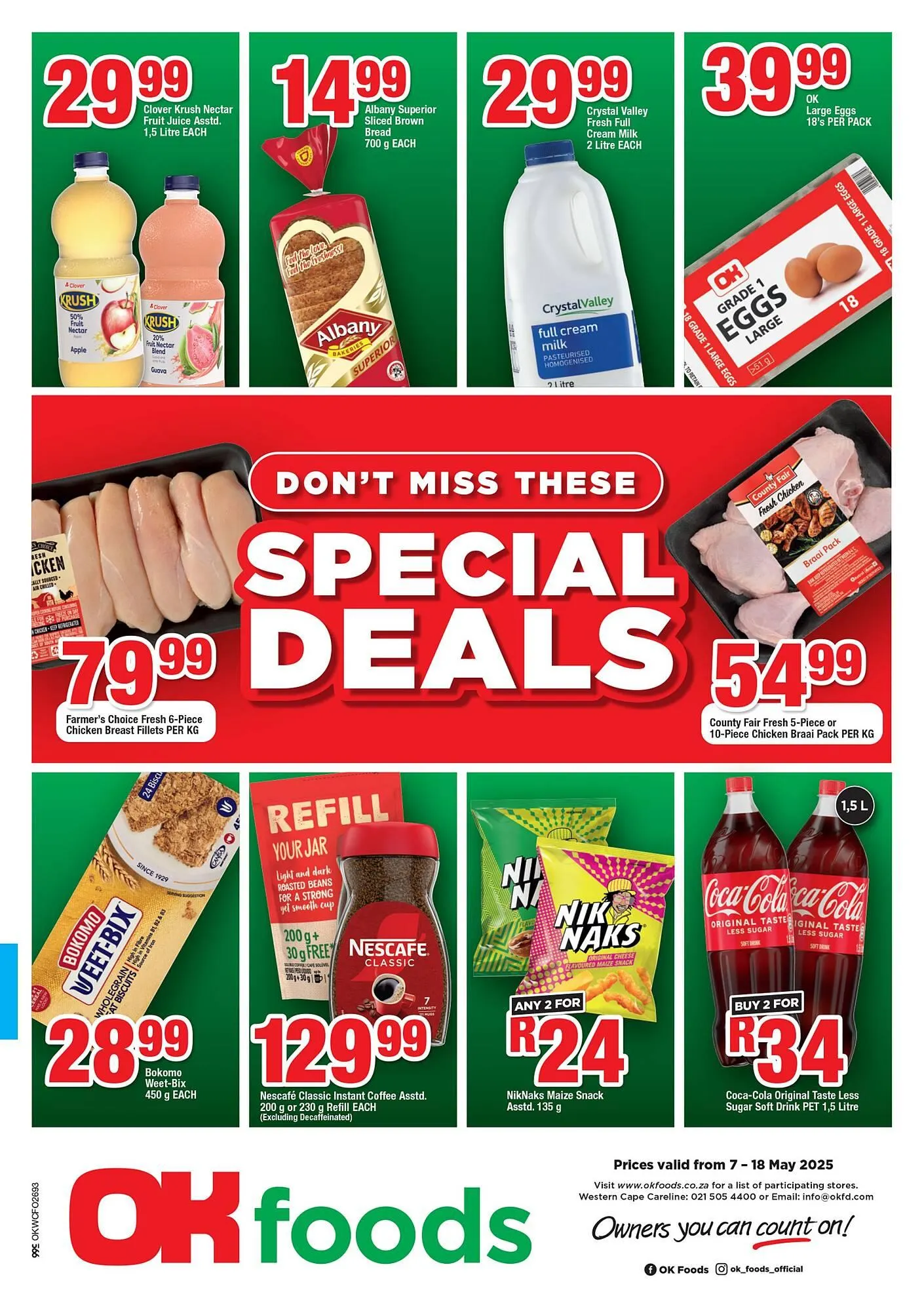 OK Foods catalogue from 7 May to 18 May 2025 - Catalogue Page 1