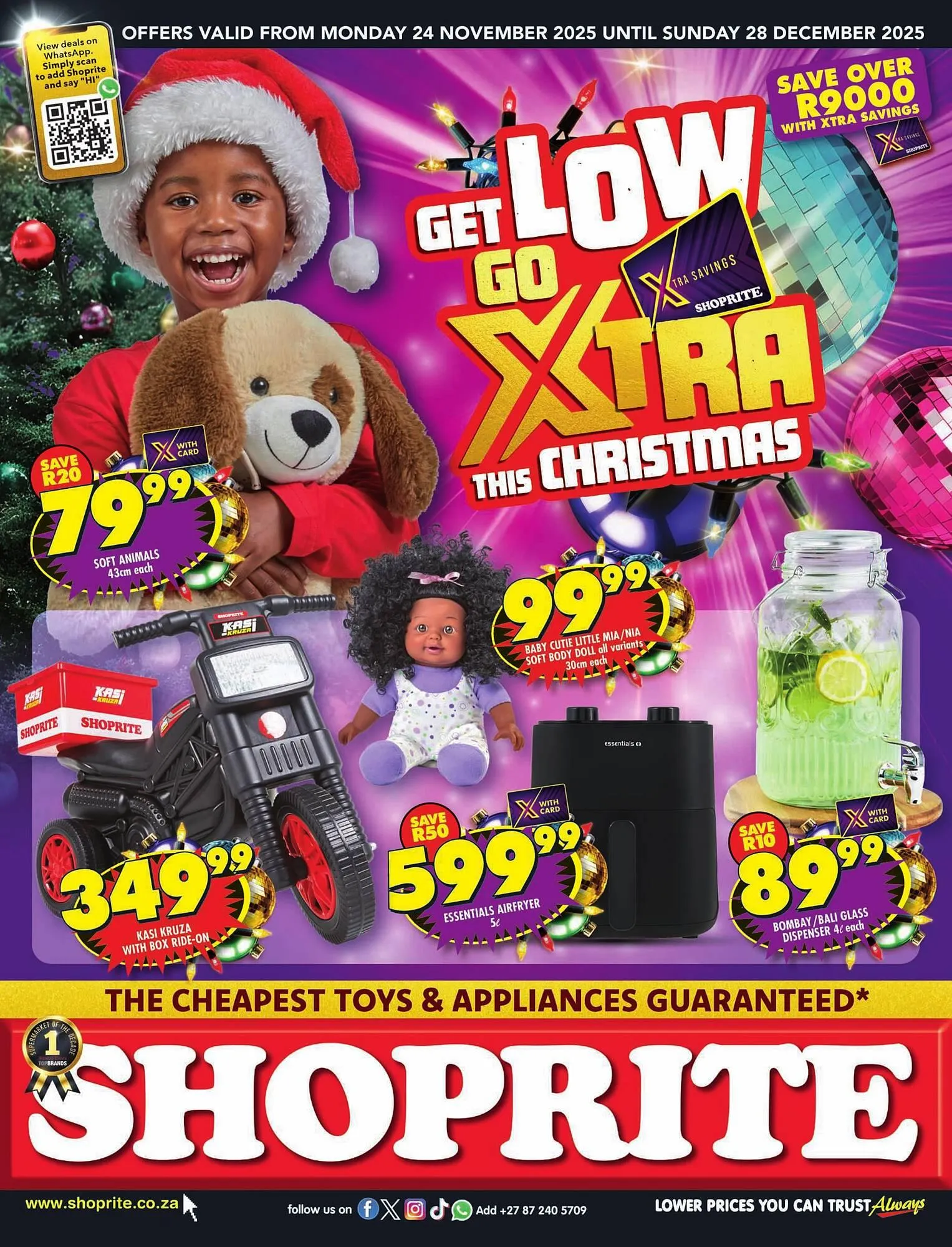 Shoprite catalogue from 24 November to 28 December 2025 - Catalogue Page 1