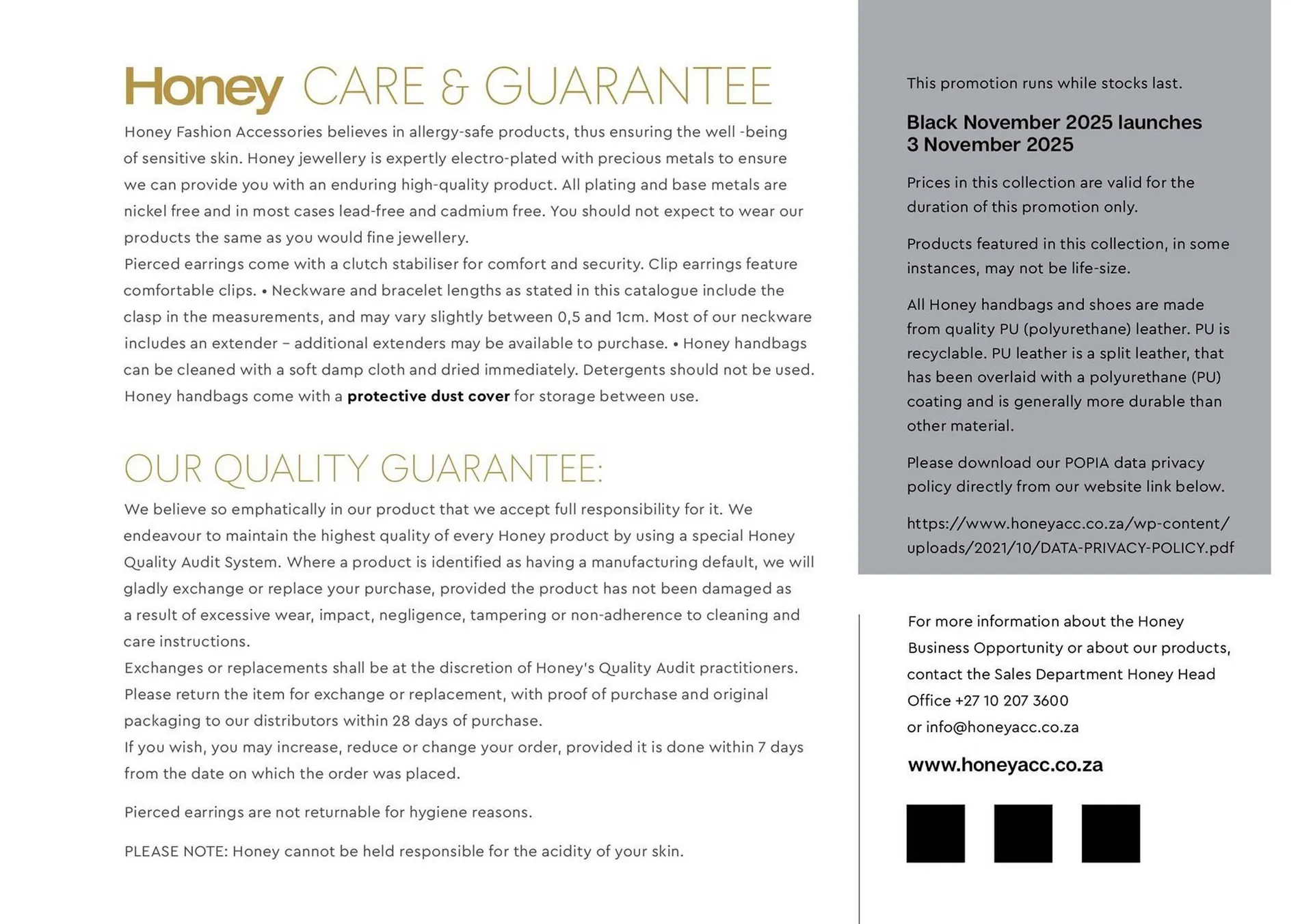 Honey Fashion Accessories catalogue from 4 November to 10 November 2025 - Catalogue Page 119