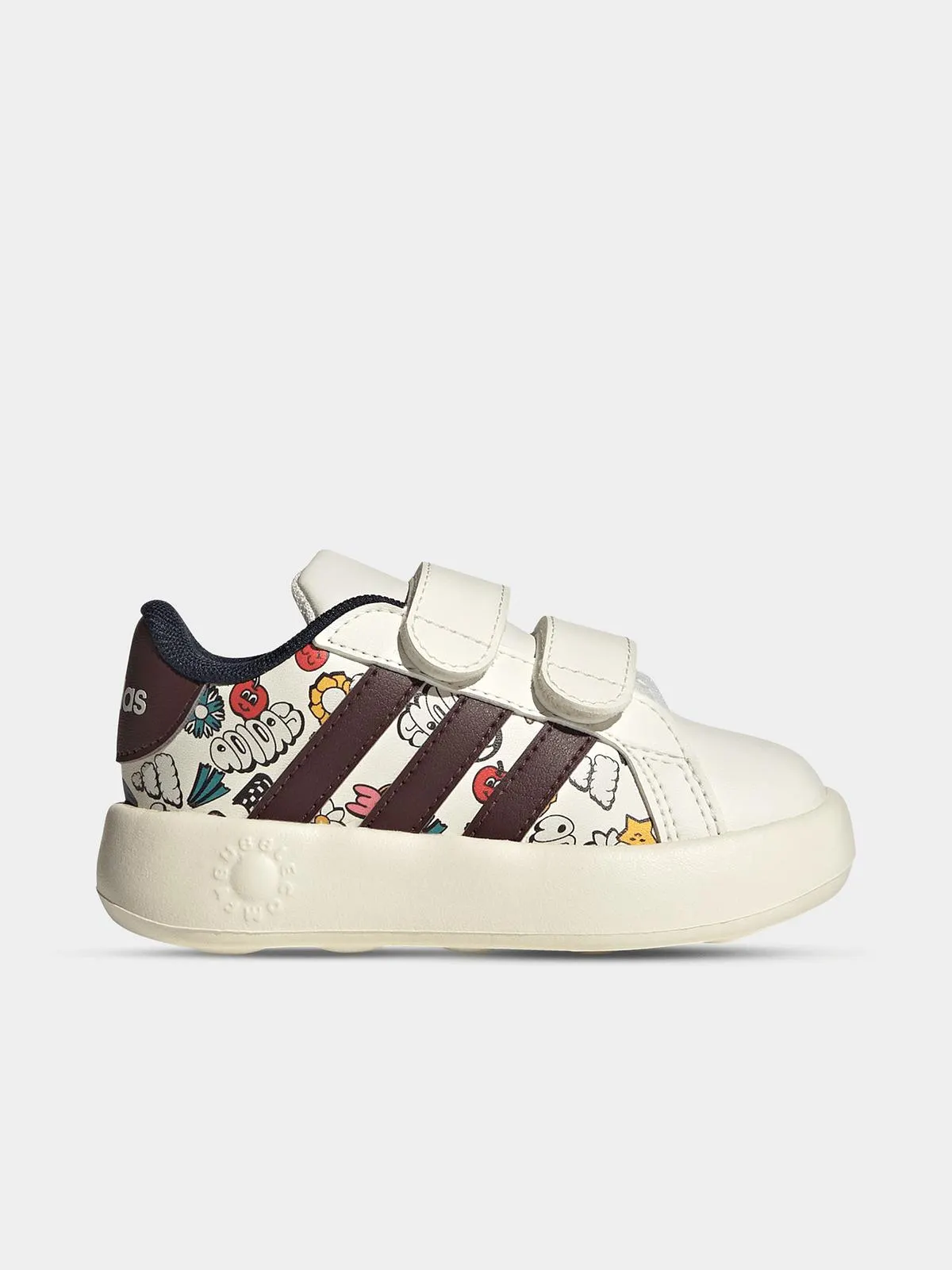 adidas Junior Infant Grand Court 2.0 Art White/Multi Sneakers