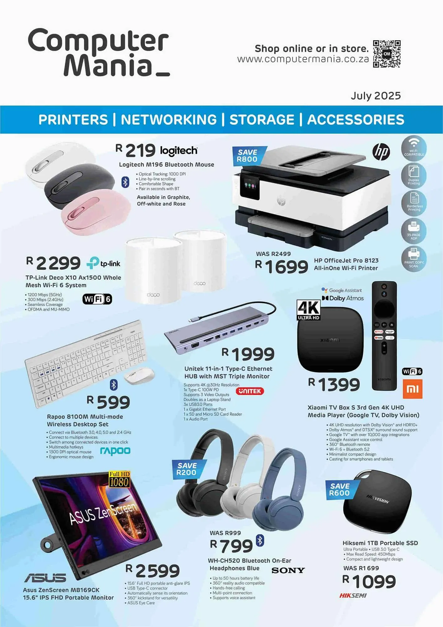 Computer Mania catalogue from 1 July to 31 July 2025 - Catalogue Page 1