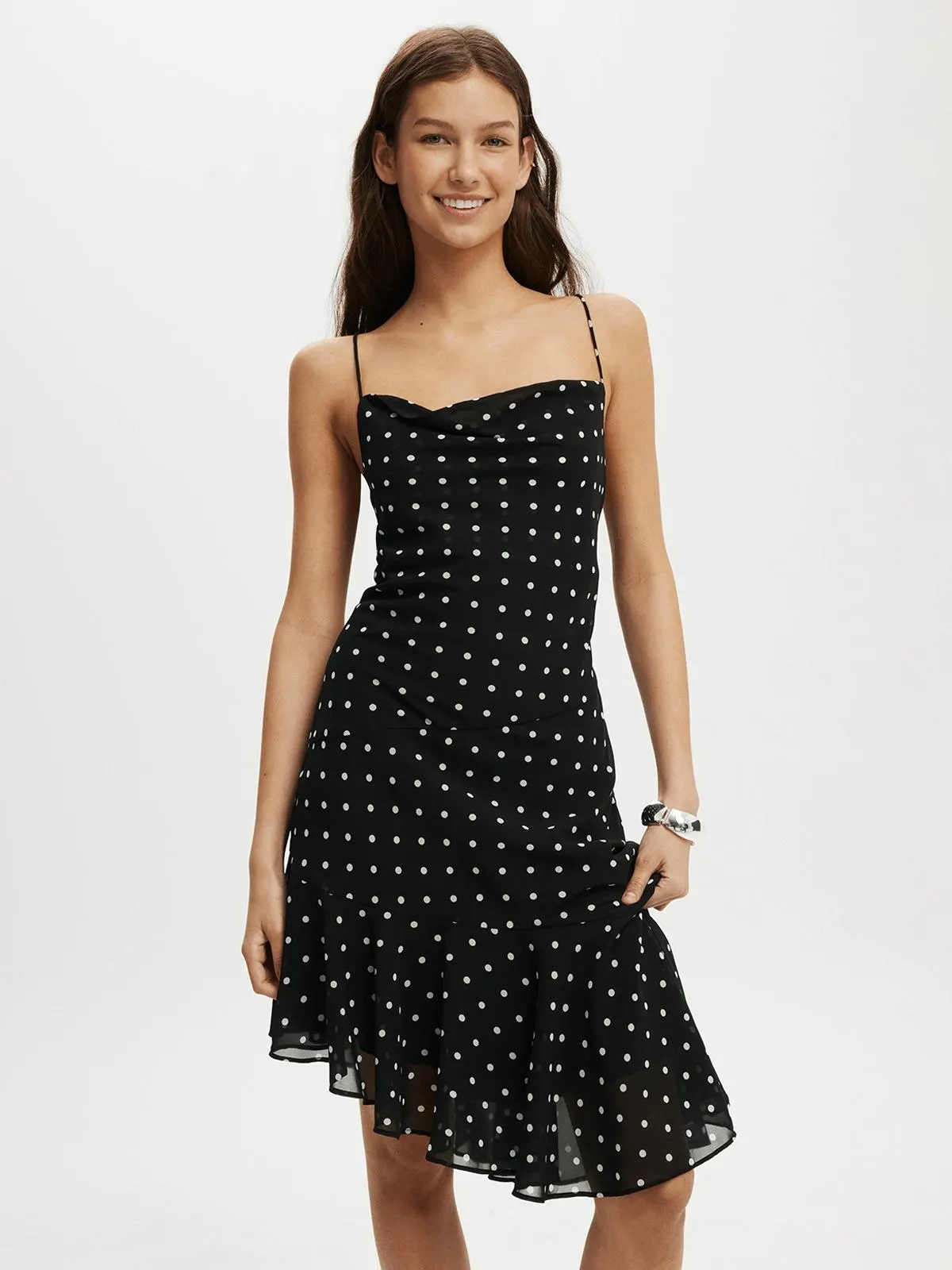 Women's Cotton On Black Bridget Midi Dress
