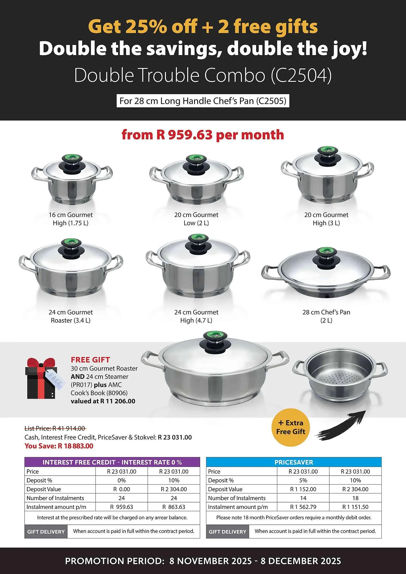 AMC Cookware catalogue from 8 November to 8 December 2025 - Catalogue Page 2