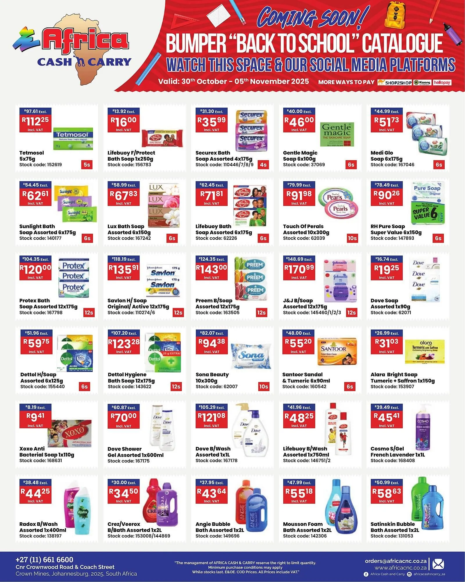 Africa Cash and Carry catalogue from 30 October to 5 November 2025 - Catalogue Page 7