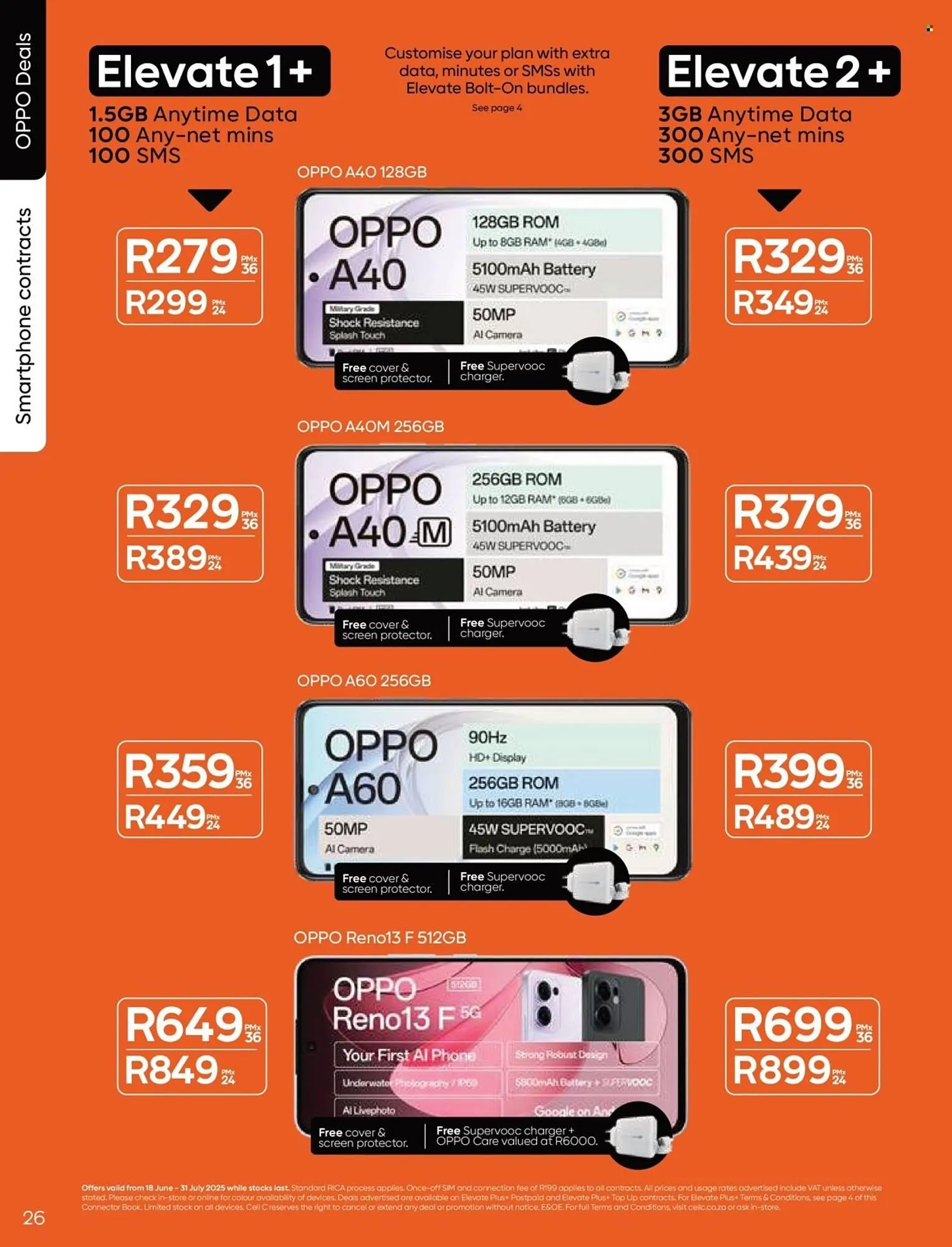 Cell C catalogue from 18 June to 31 July 2025 - Catalogue Page 26