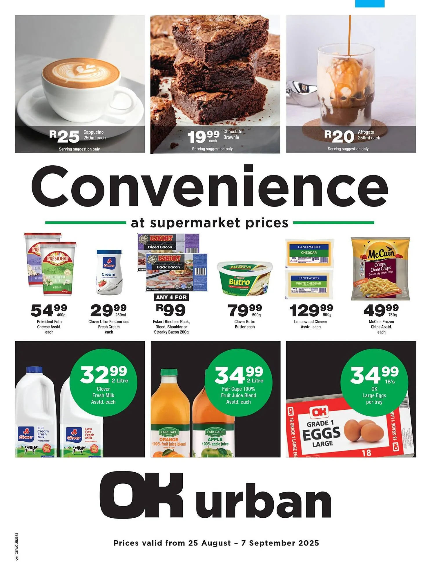 OK Foods catalogue from 25 August to 7 September 2025 - Catalogue Page 1