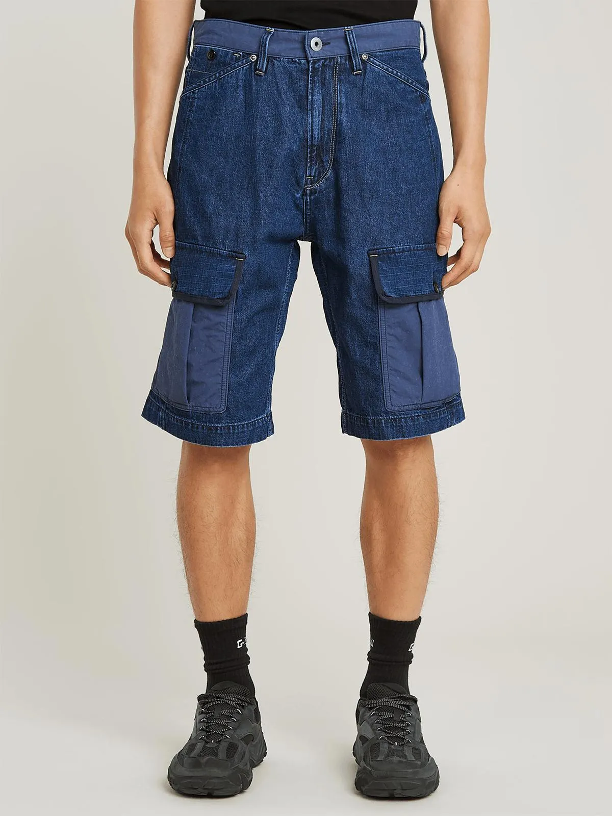 G-Star Men's Bend Cargo Blue Shorts