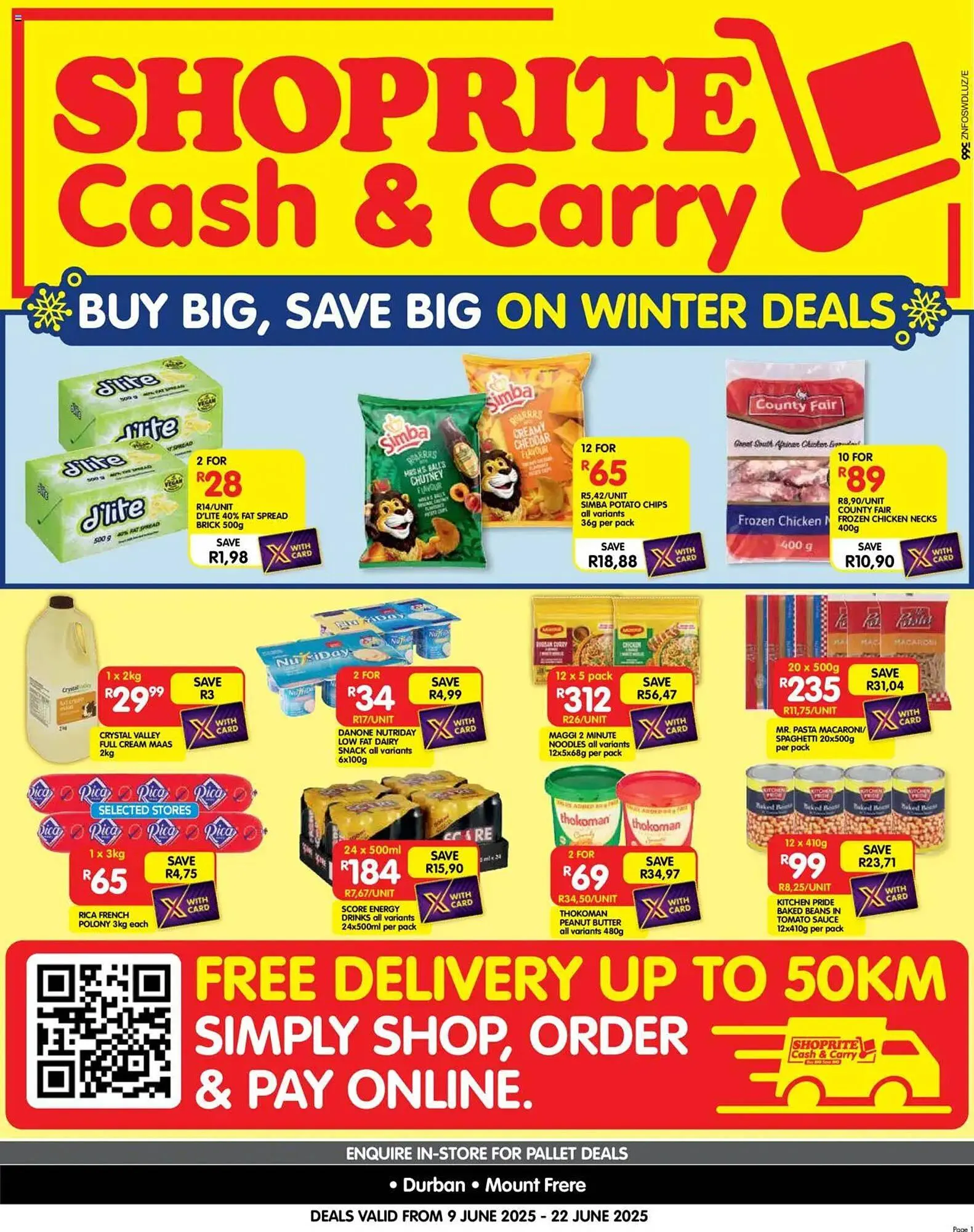 Shoprite catalogue from 9 June to 22 June 2025 - Catalogue Page 1
