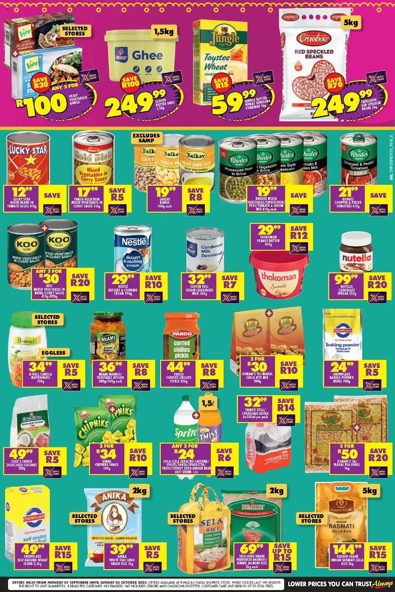 Shoprite catalogue from 1 September to 5 October 2025 - Catalogue Page 2