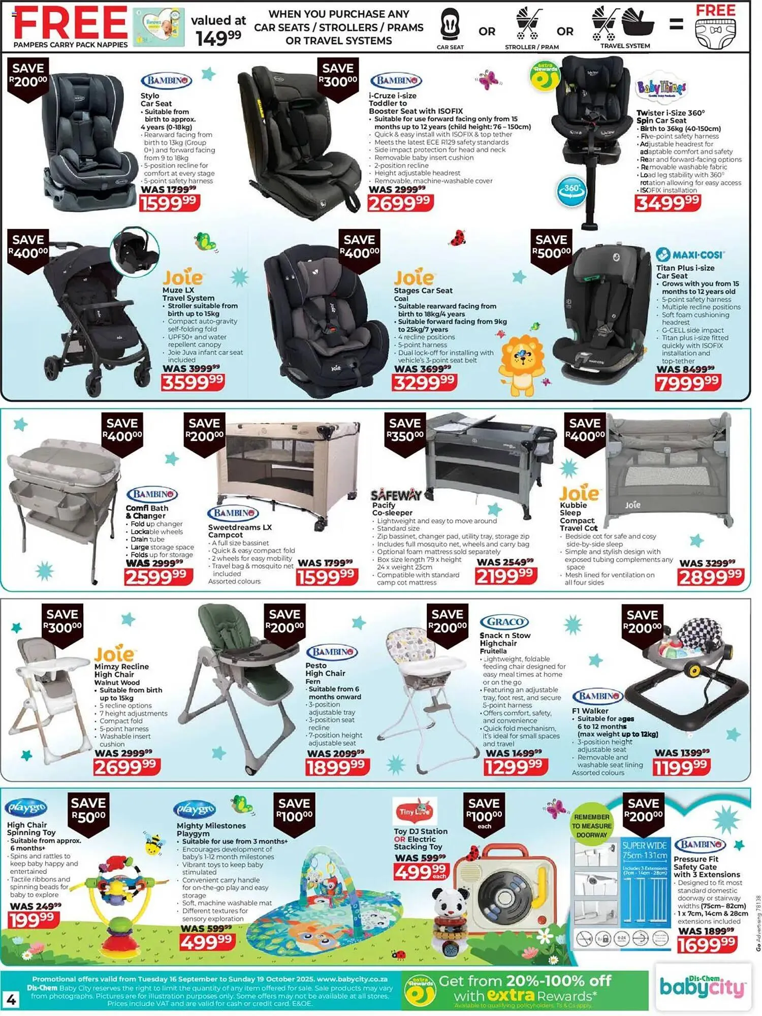 Baby City catalogue from 16 September to 19 October 2025 - Catalogue Page 4