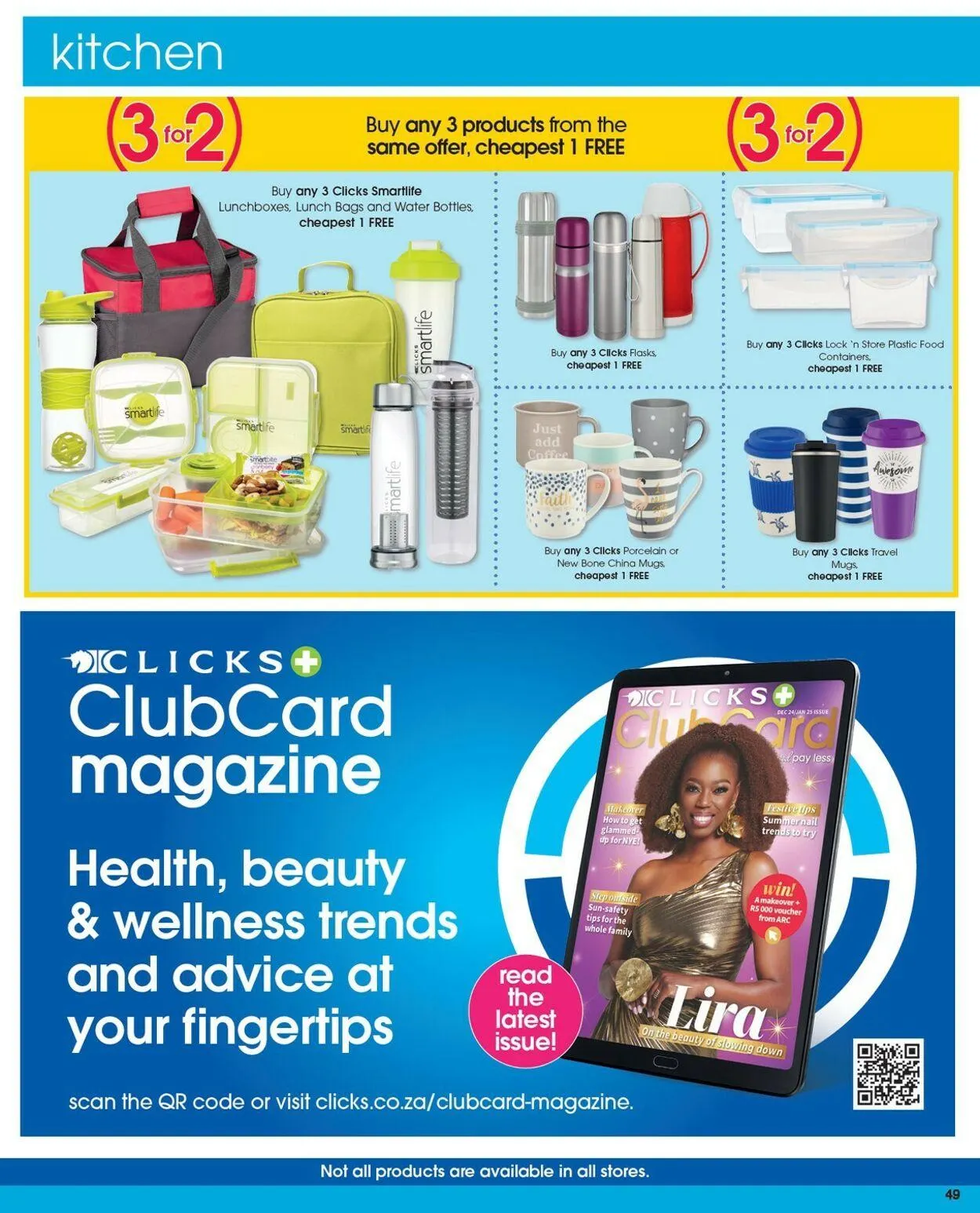 Clicks Current catalogue from 17 June to 1 July 2025 - Catalogue Page 49