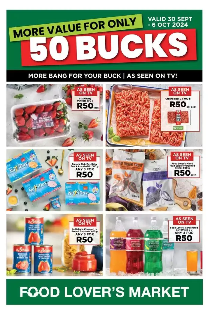 50Buck Inland -Promotion from 30 September to 6 October 2024 - Catalogue Page 1