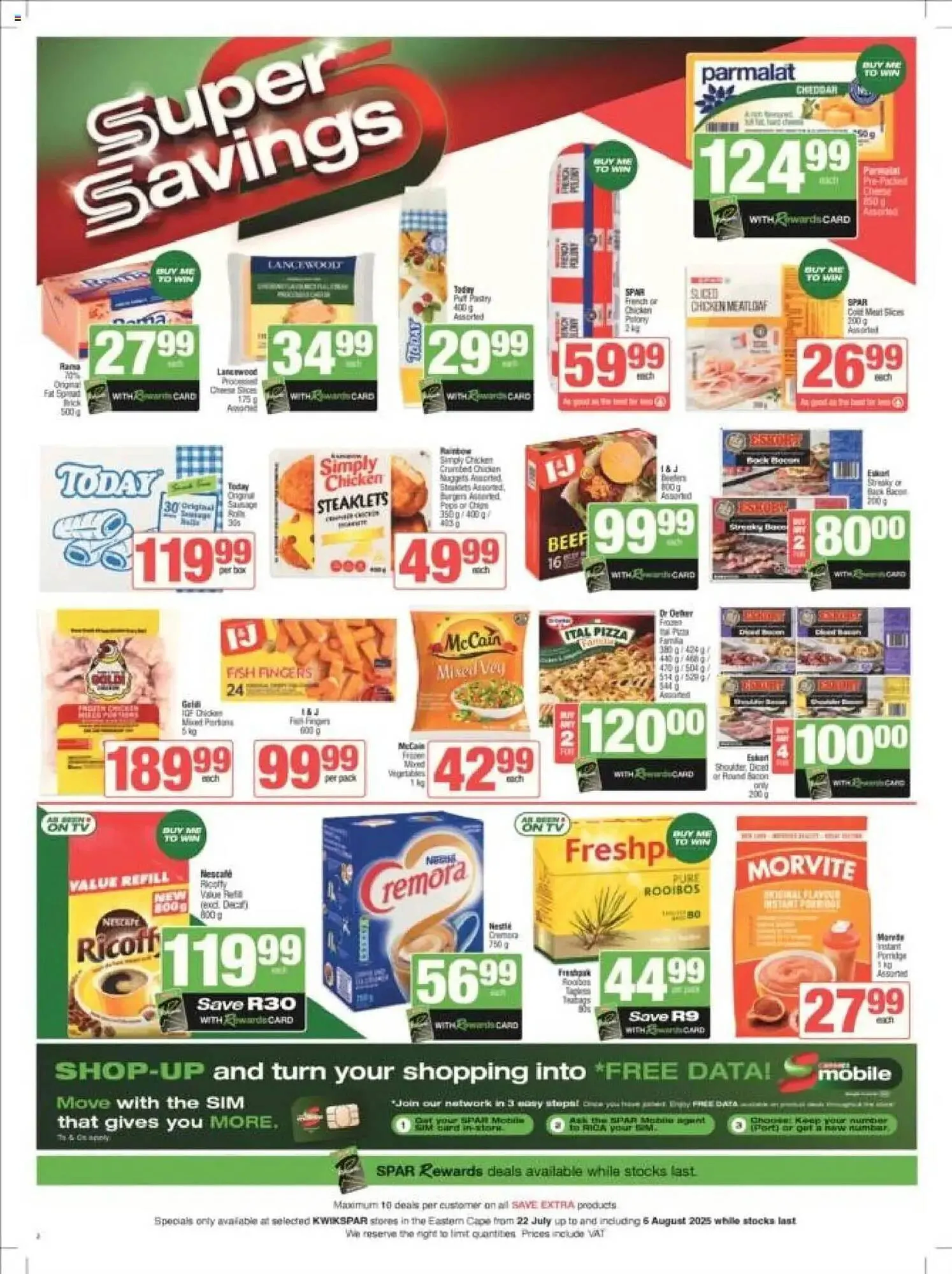 KwikSpar catalogue from 22 July to 6 August 2025 - Catalogue Page 2