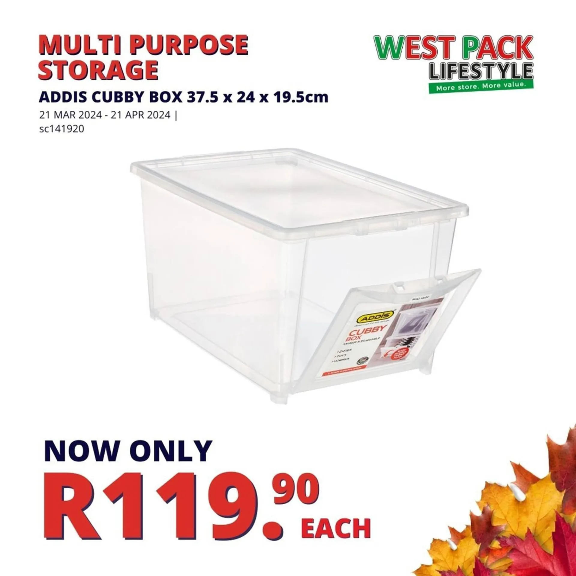 West Pack Lifestyle catalogue from 27 March to 21 April 2024 - Catalogue Page 11