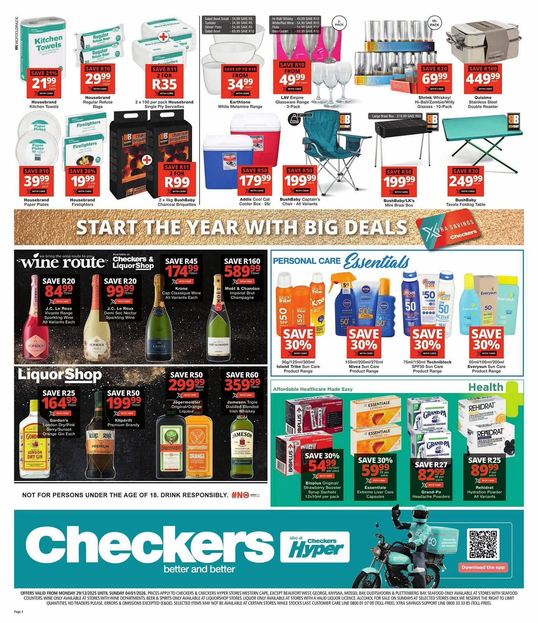Checkers catalogue from 29 December to 4 January 2026 - Catalogue Page 4