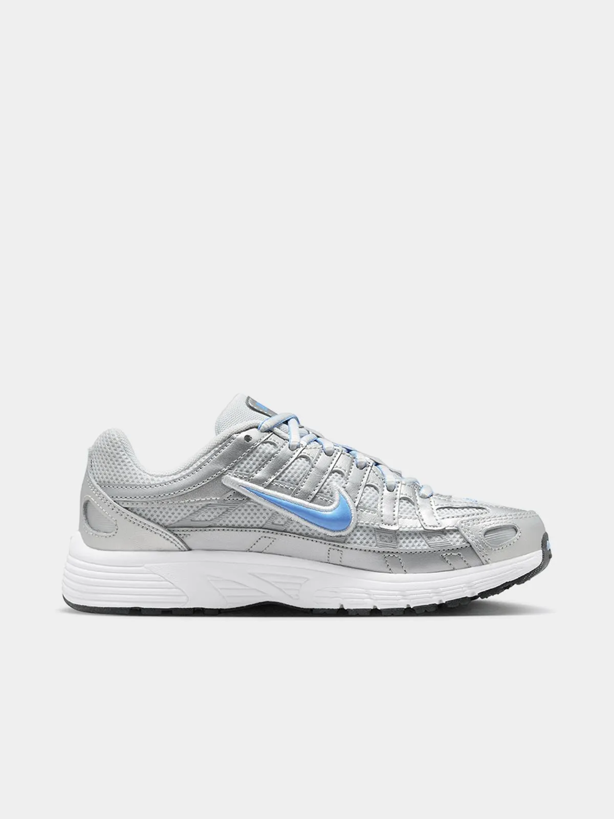 Nike Junior P-6000 Platinum/Blue Sneaker