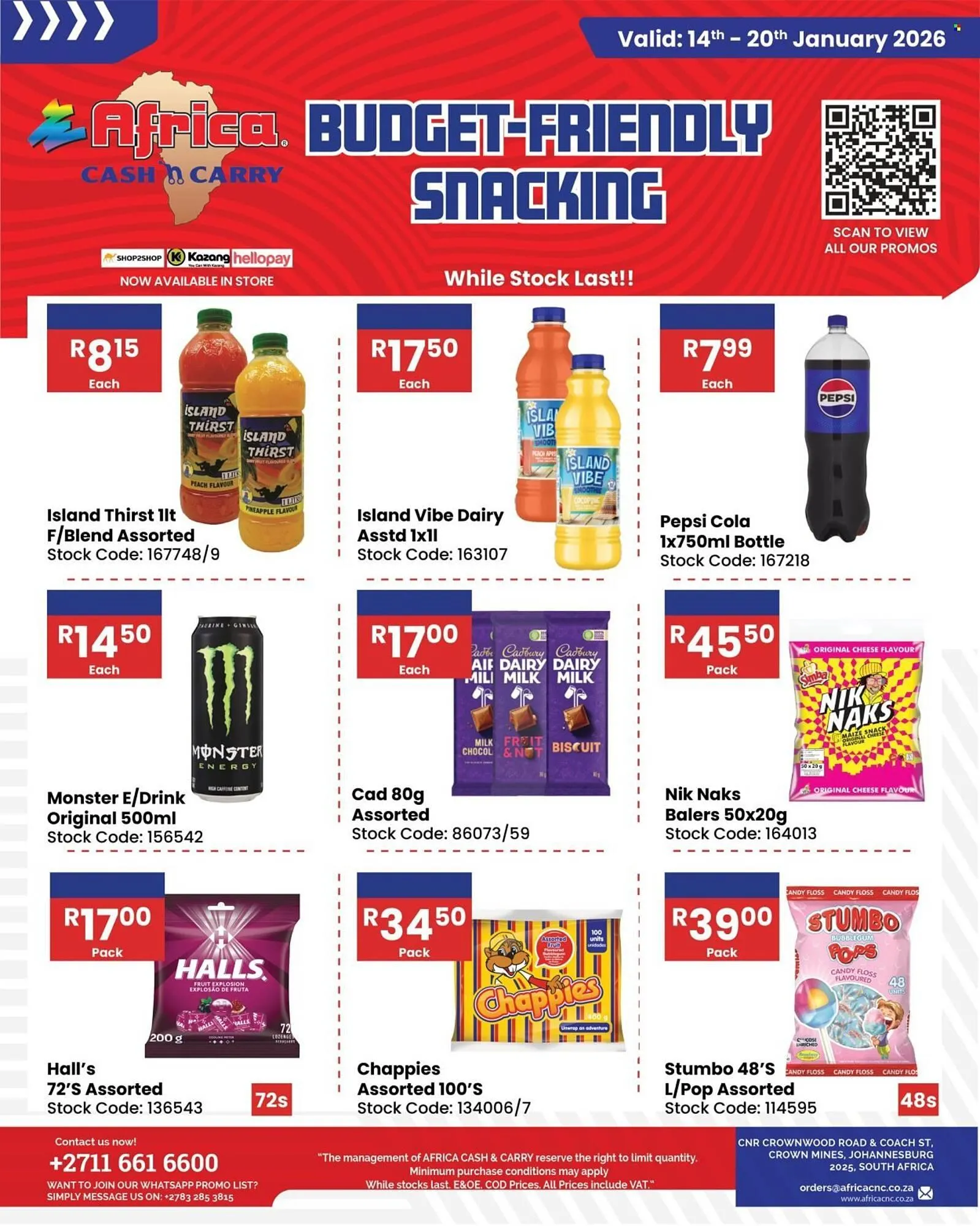 Africa Cash and Carry catalogue from 14 January to 20 January 2026 - Catalogue Page 1