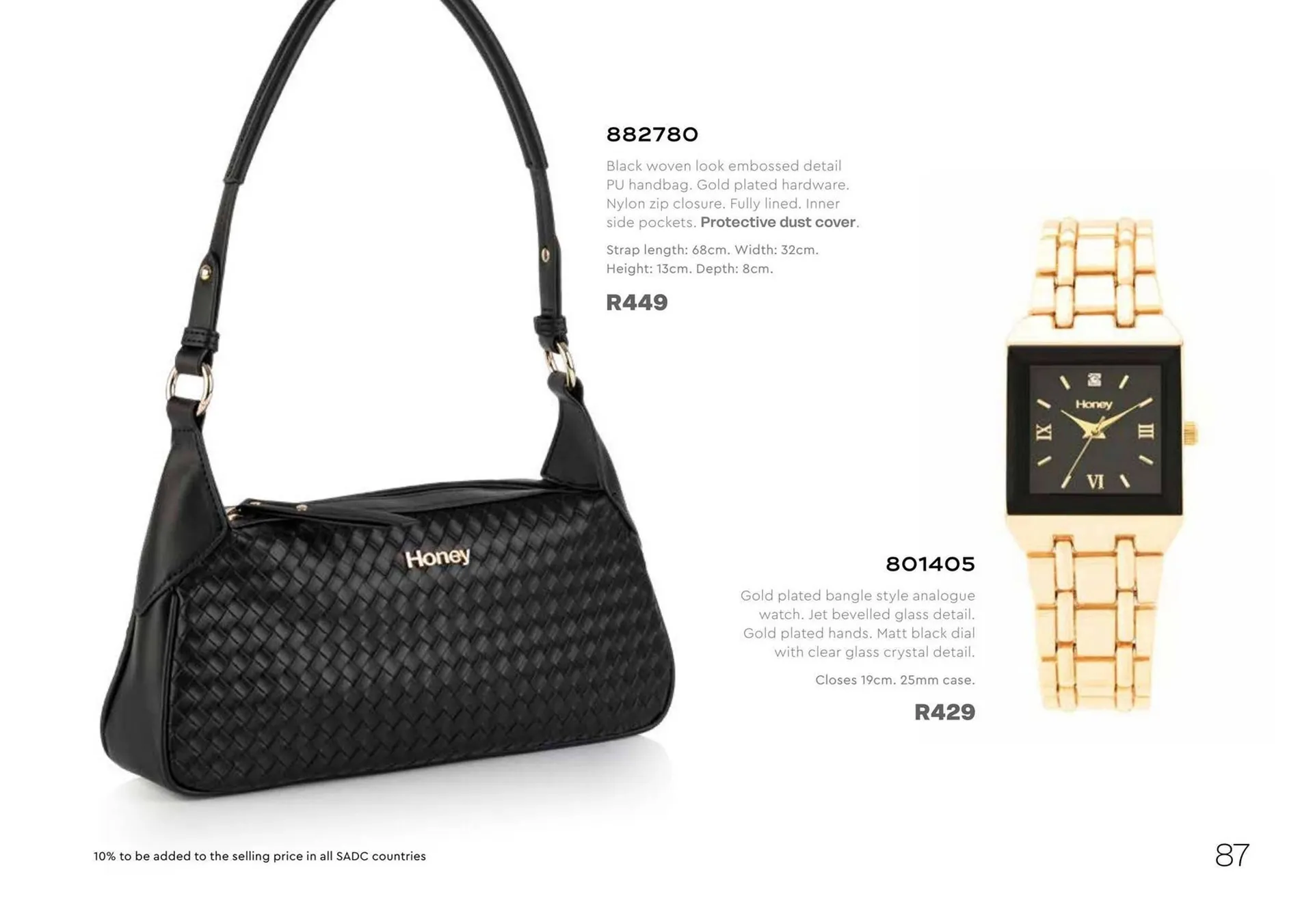 Honey Fashion Accessories catalogue from 12 August to 31 August 2025 - Catalogue Page 89