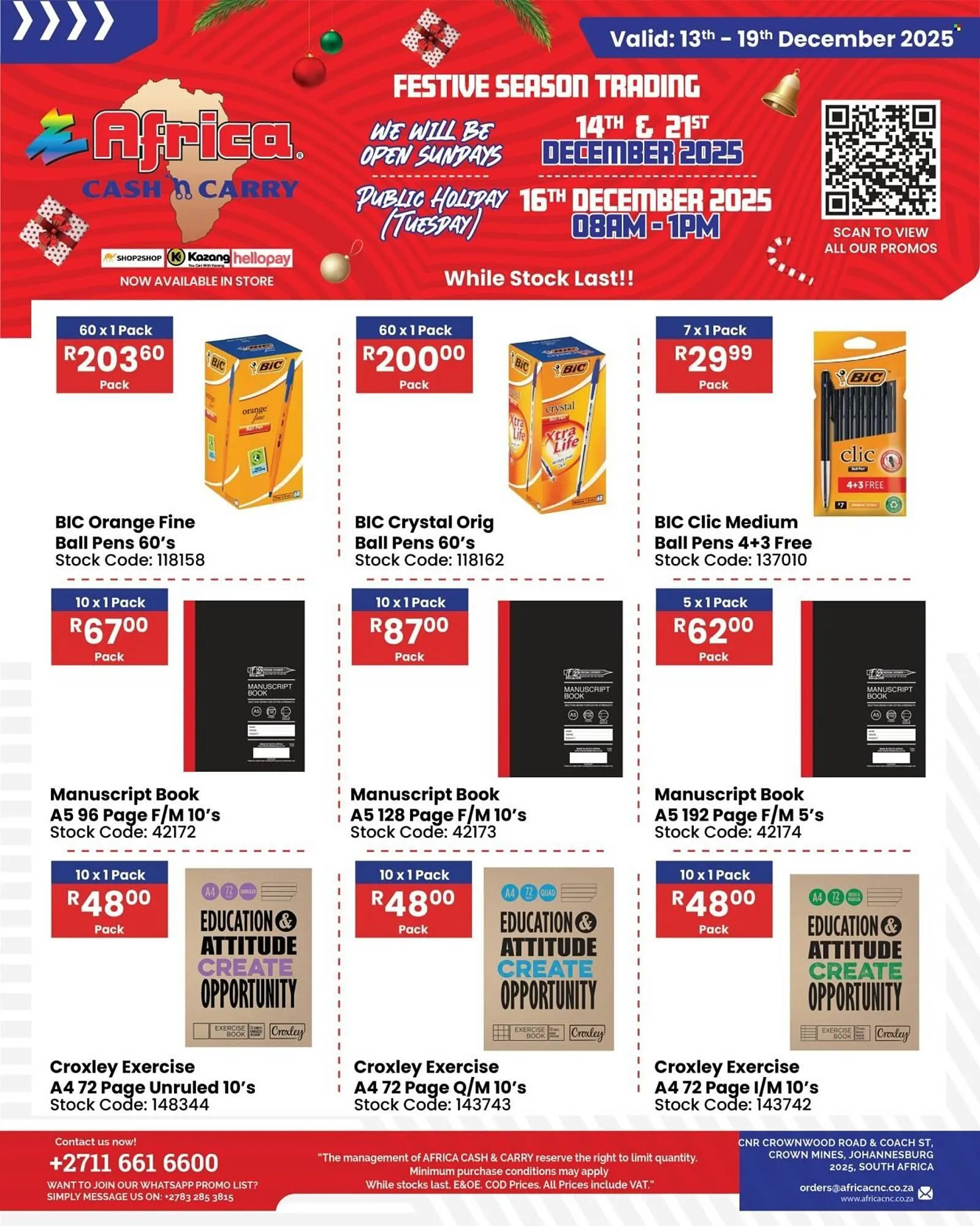 Africa Cash and Carry catalogue from 13 December to 19 December 2025 - Catalogue Page 2