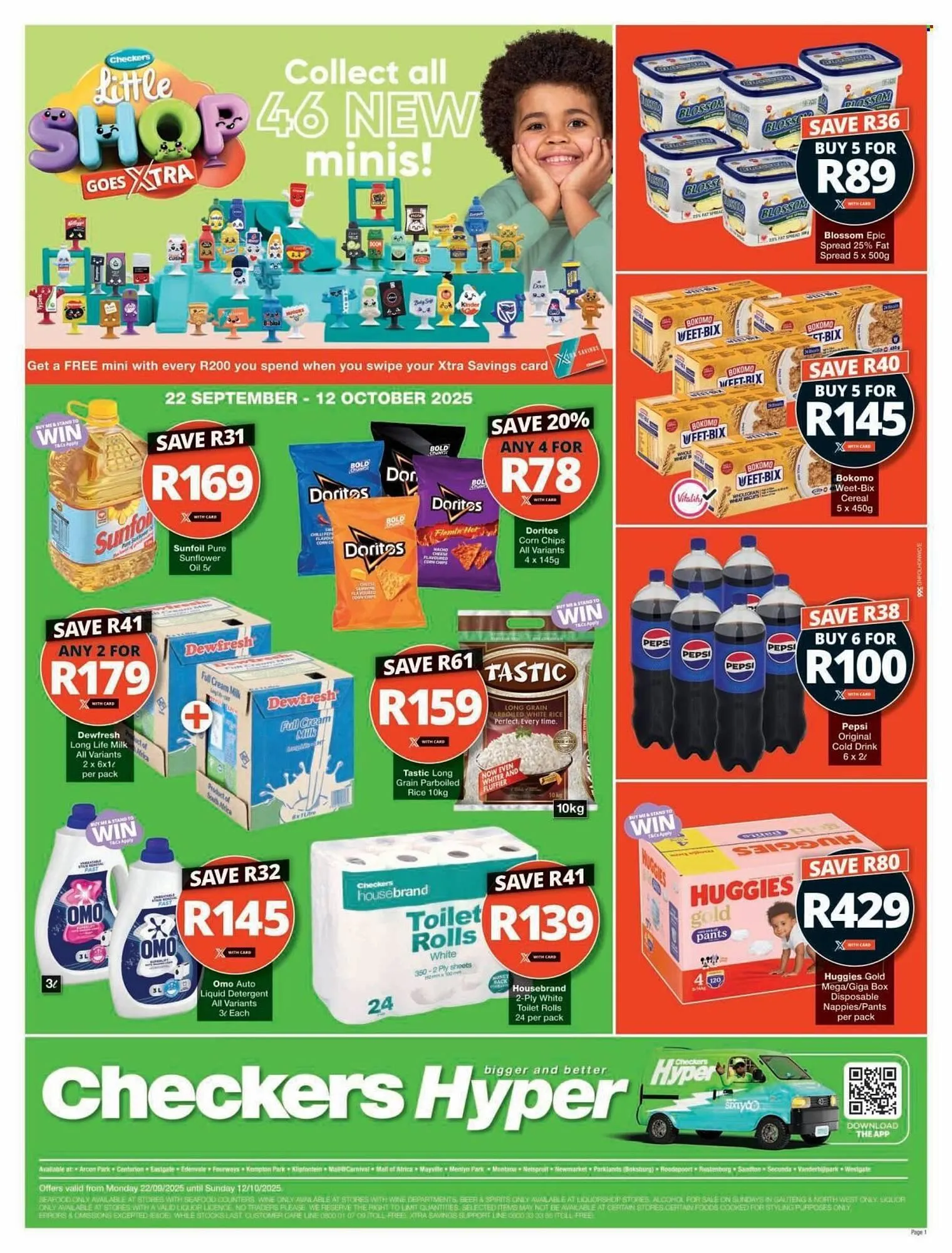 Checkers catalogue from 22 September to 12 October 2025 - Catalogue Page 1