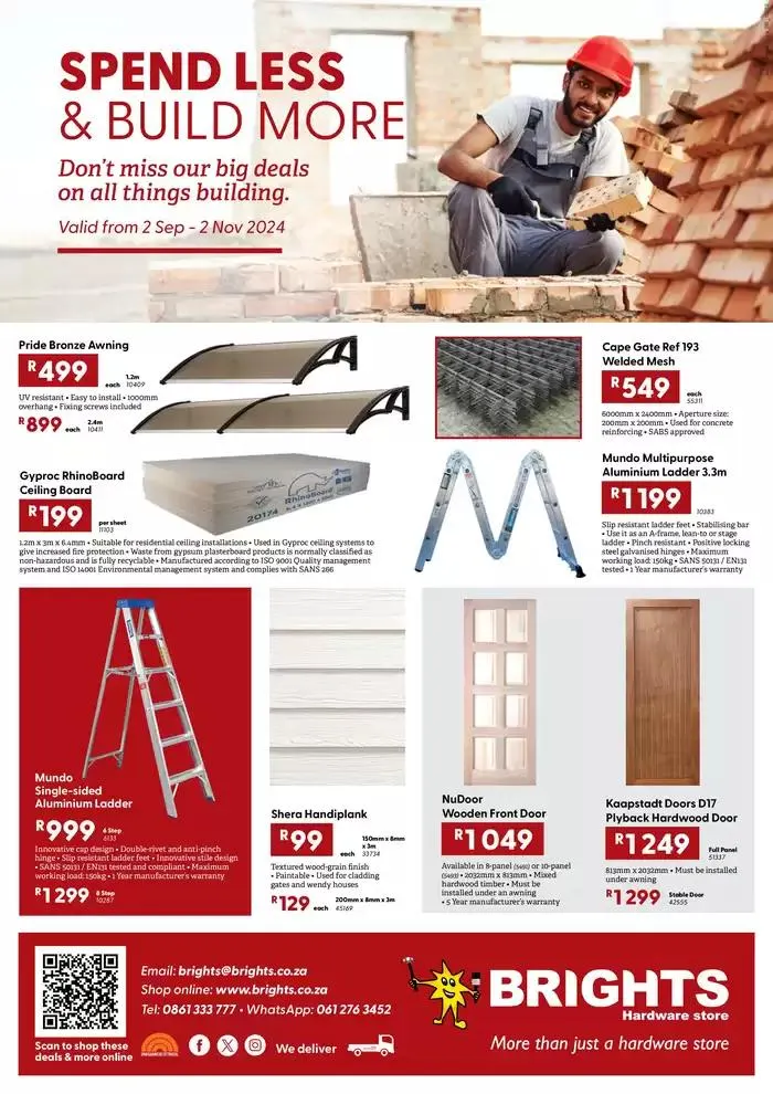 SPEND LESS & BUILD MORE - 1