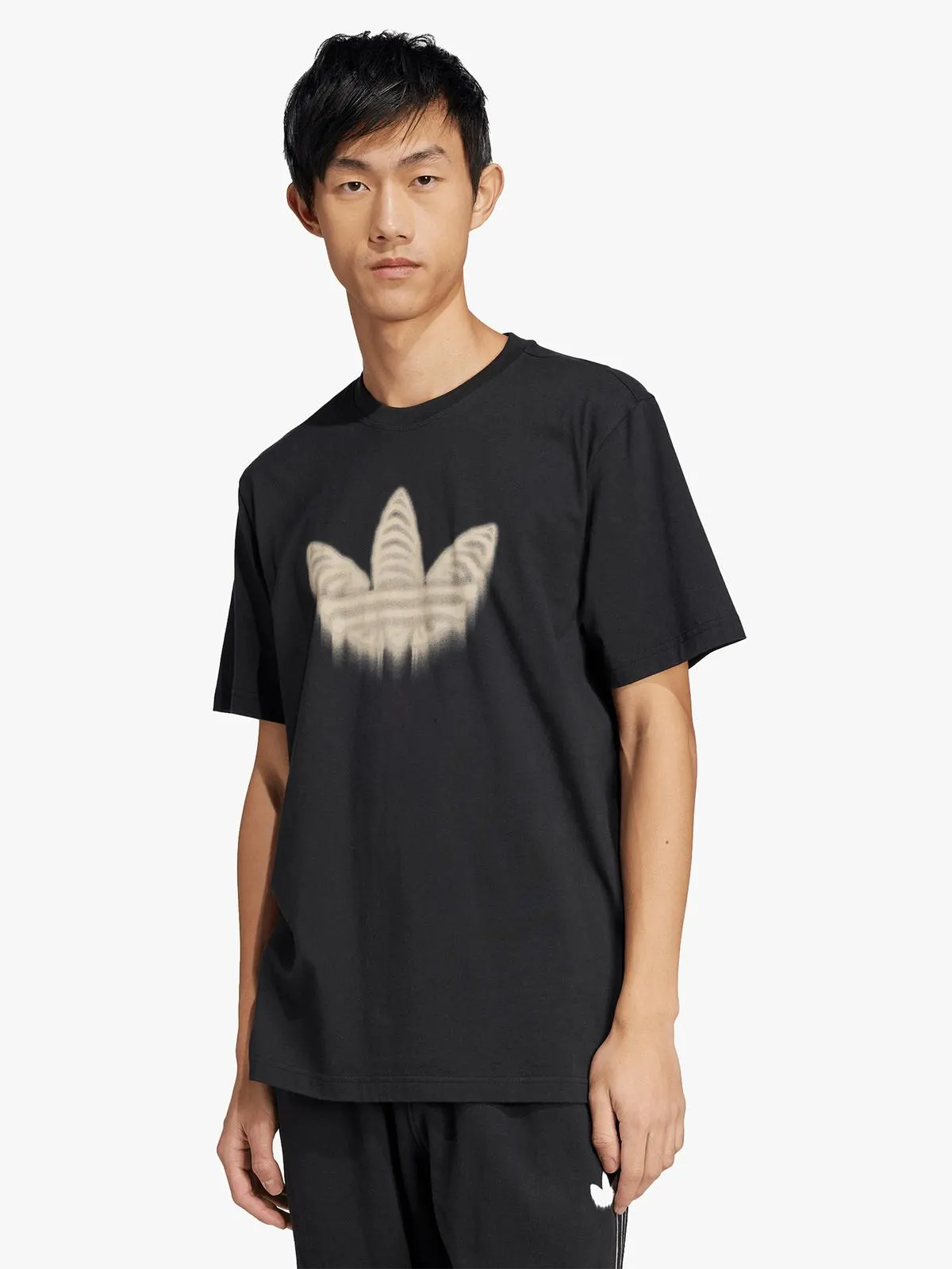 adidas Originals Men's Skeleton Trefoil Black T-Shirt