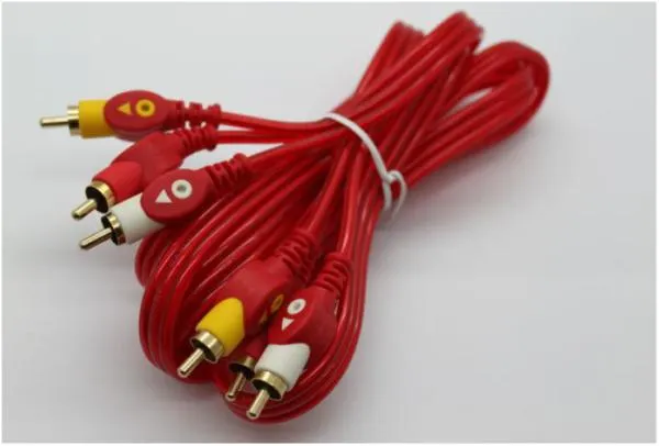 CYBERDYNE 3RCA MALE-3RCA MALE 2M CABLE