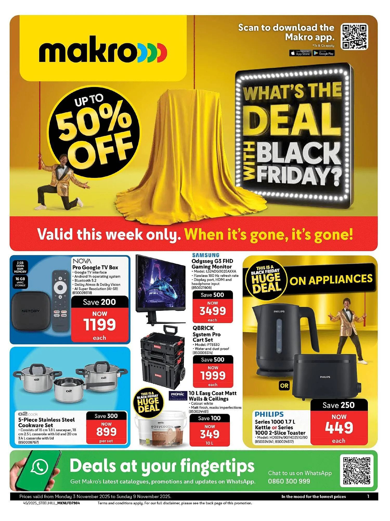 Makro catalogue from 3 November to 9 November 2025 - Catalogue Page 1