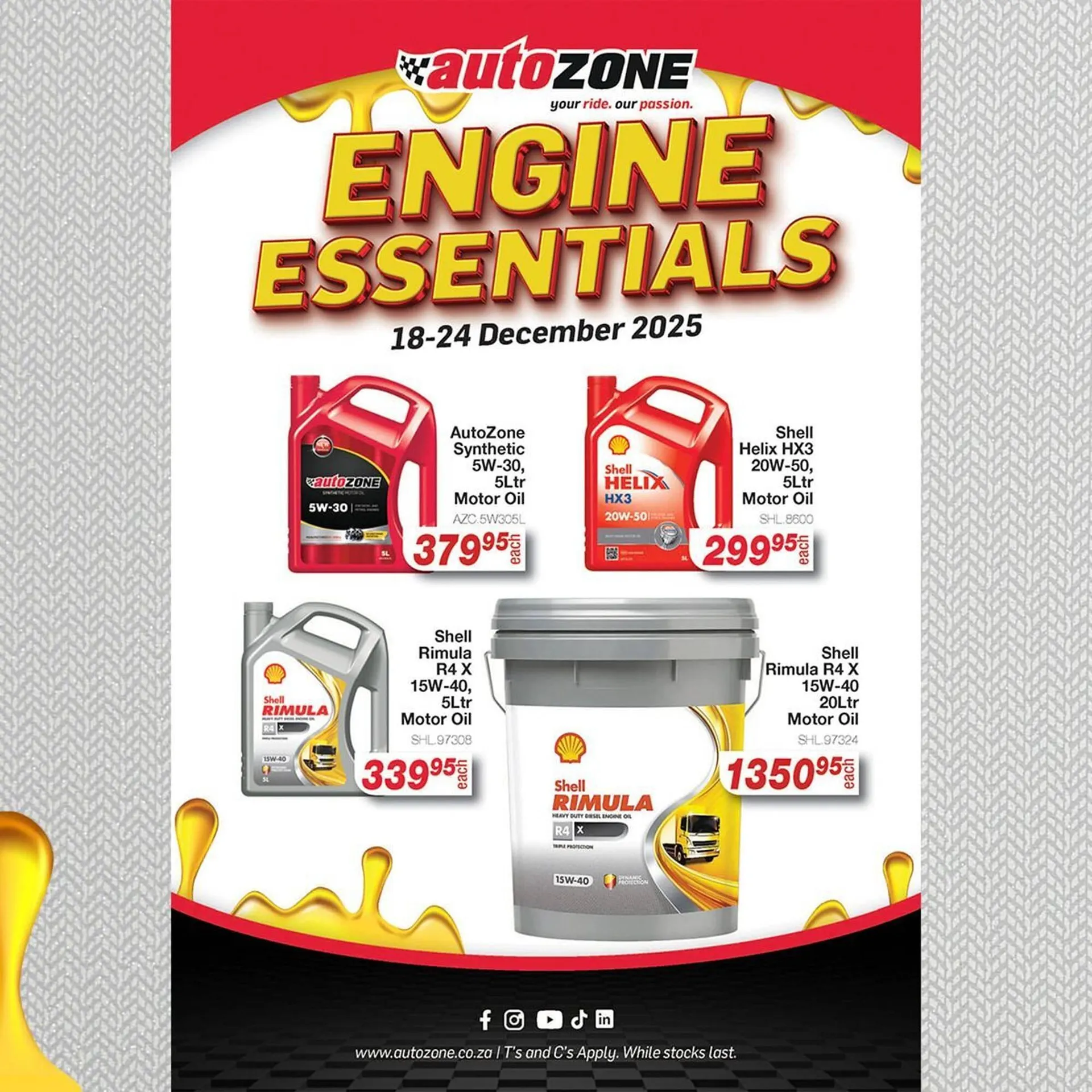 AutoZone catalogue from 18 December to 24 December 2025 - Catalogue Page 1
