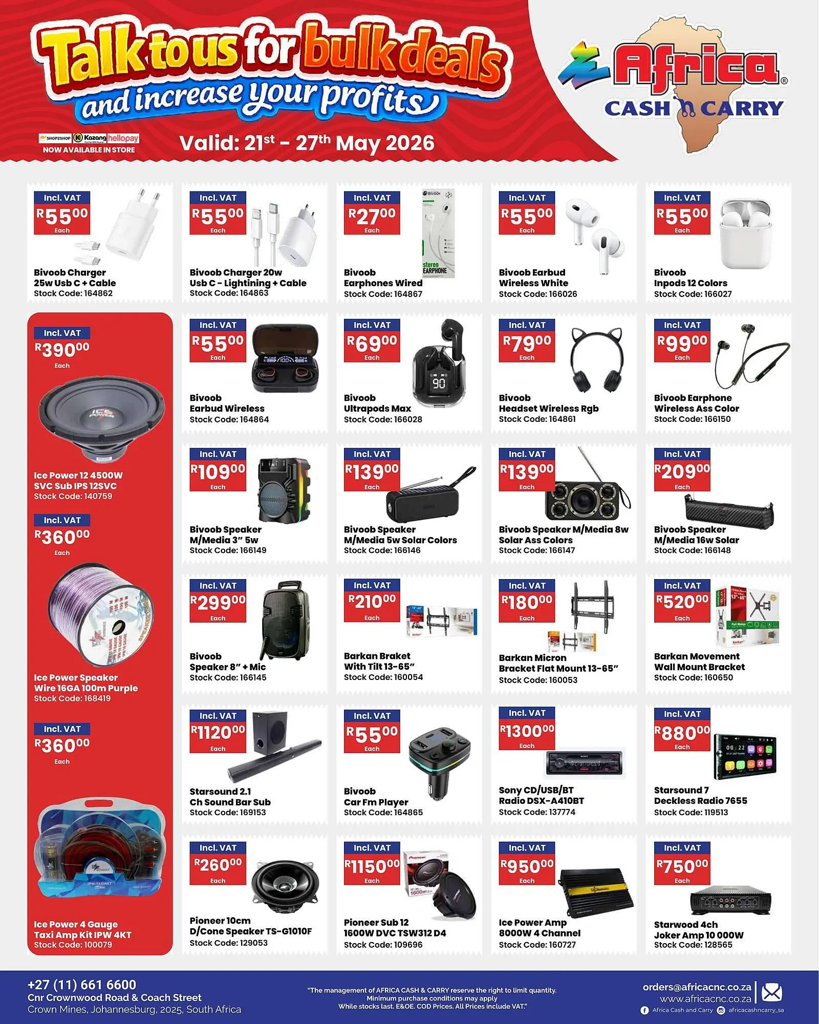 Africa Cash and Carry catalogue from 21 May to 27 May 2026 - Catalogue Page 30