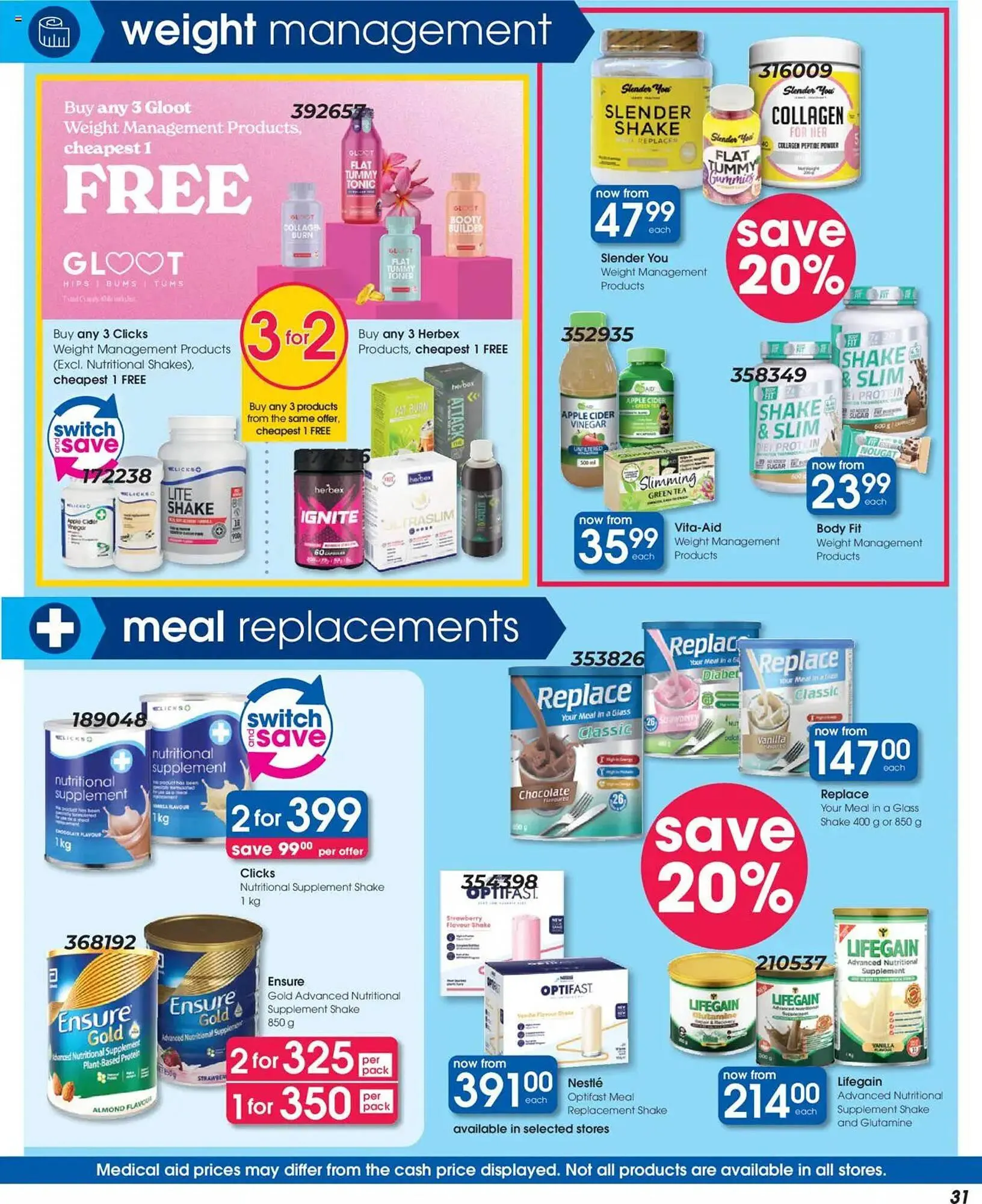 Clicks catalogue from 21 August to 22 September 2025 - Catalogue Page 31