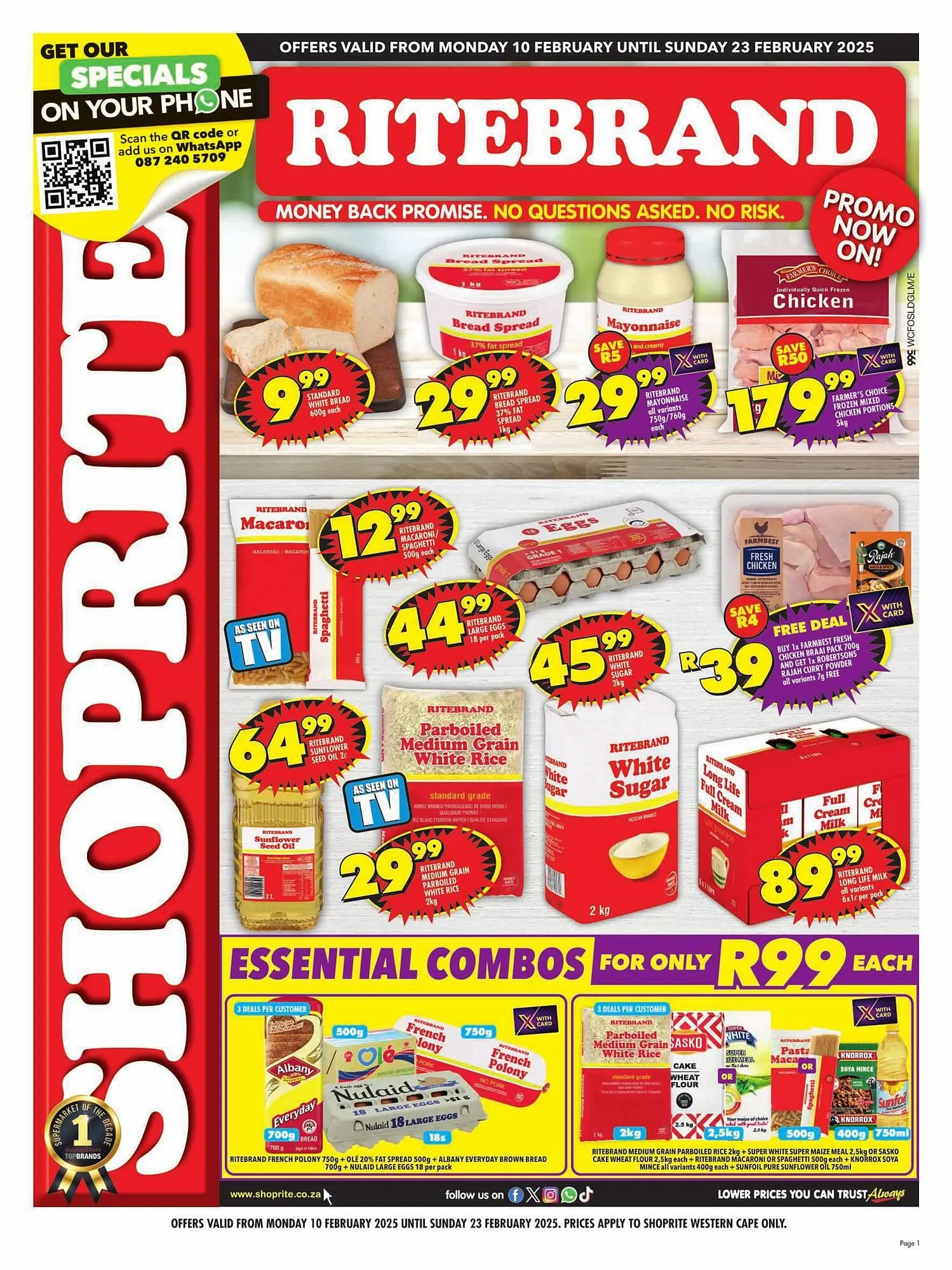 Shoprite catalogue from 10 February to 23 February 2025 - Catalogue Page 1