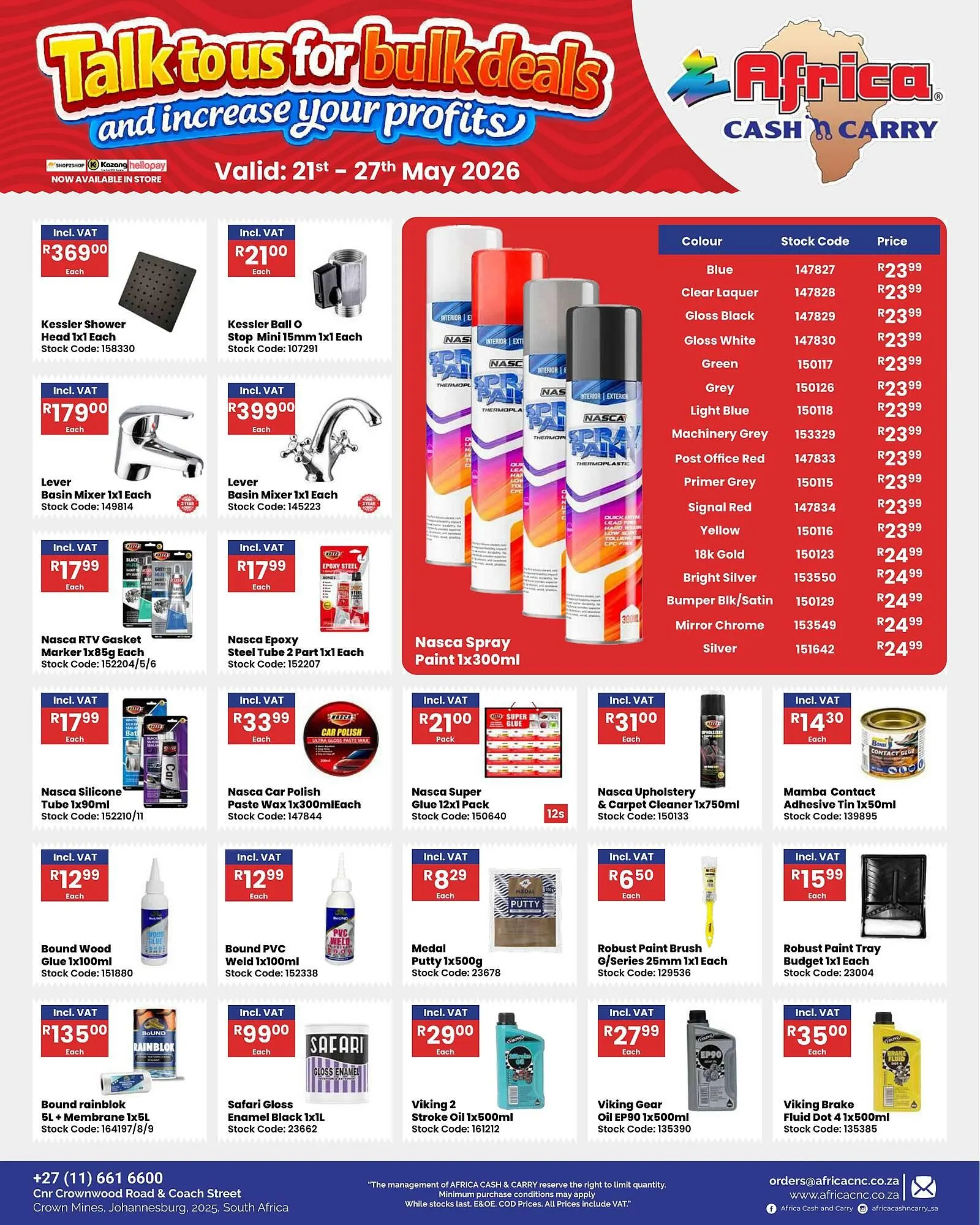 Africa Cash and Carry catalogue from 21 May to 27 May 2026 - Catalogue Page 34