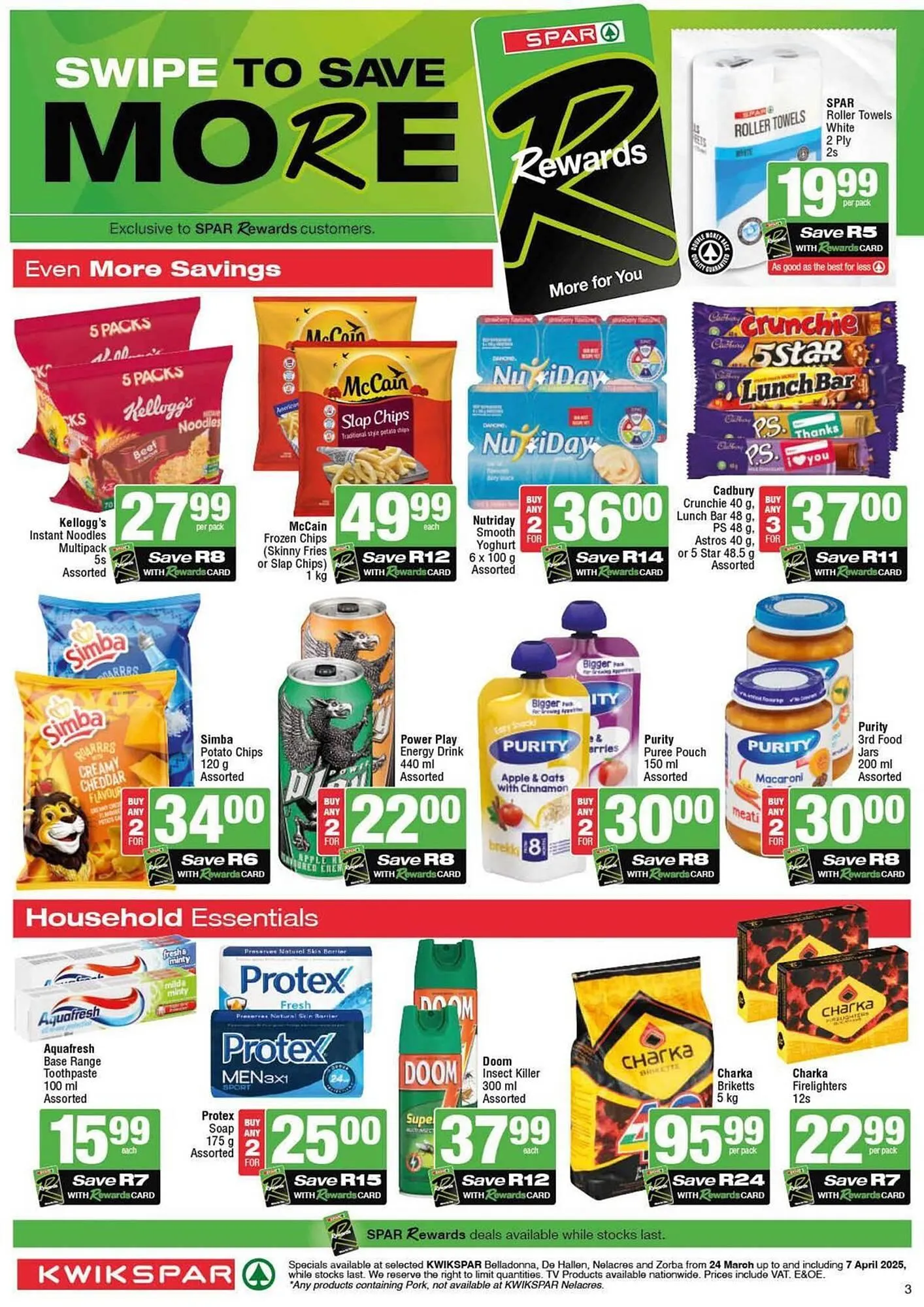 KwikSpar catalogue from 24 March to 21 April 2025 - Catalogue Page 3