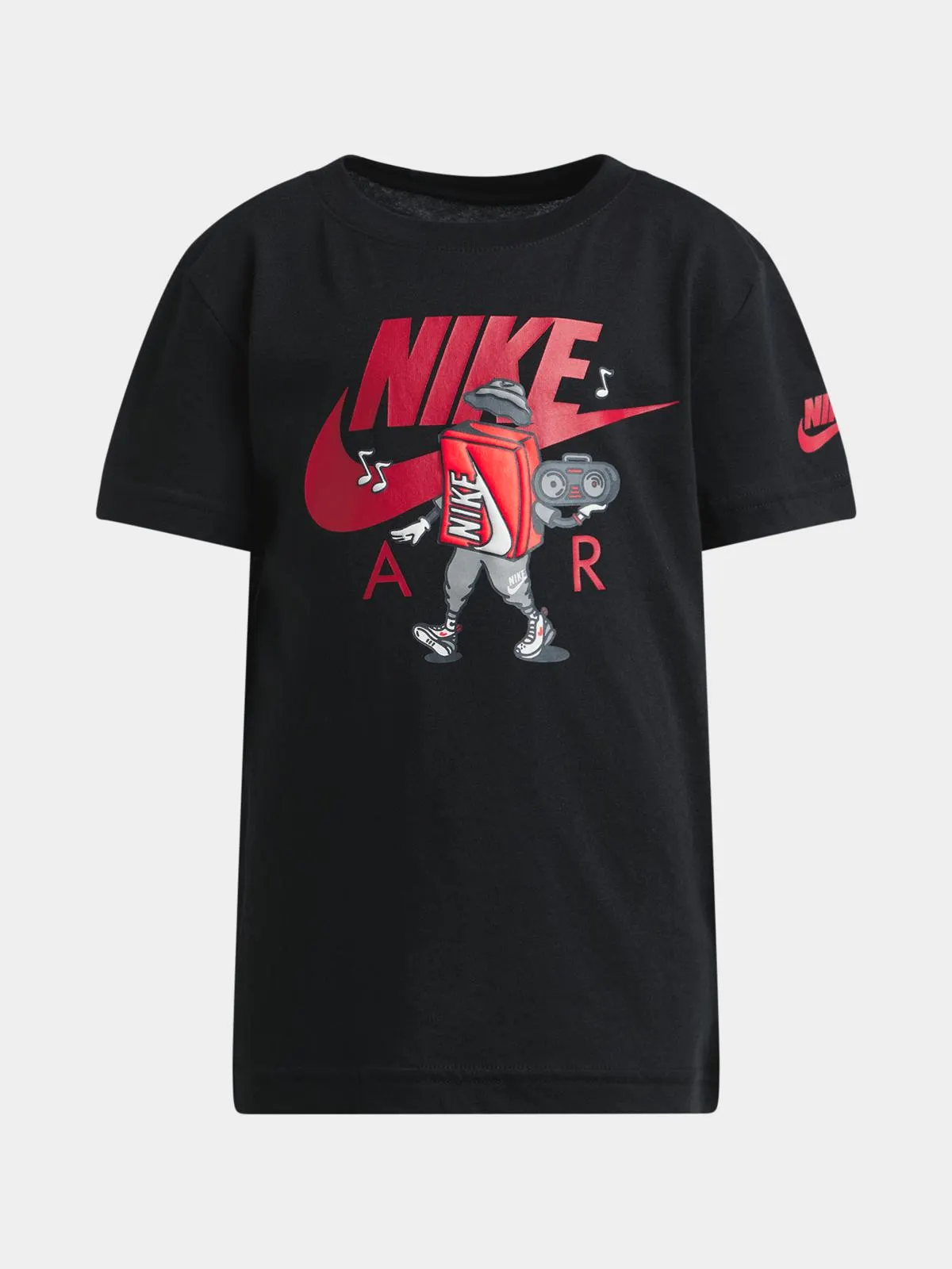 NIke Unisex Kids Nike Air Boxy Black T-Shirt