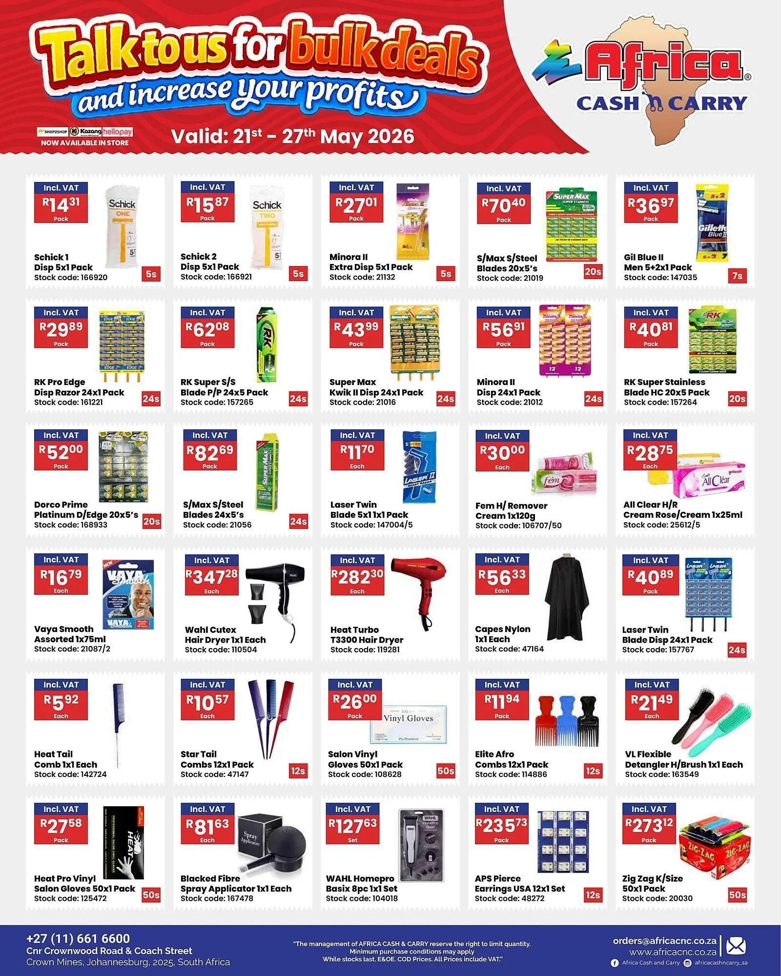 Africa Cash and Carry catalogue from 21 May to 27 May 2026 - Catalogue Page 29