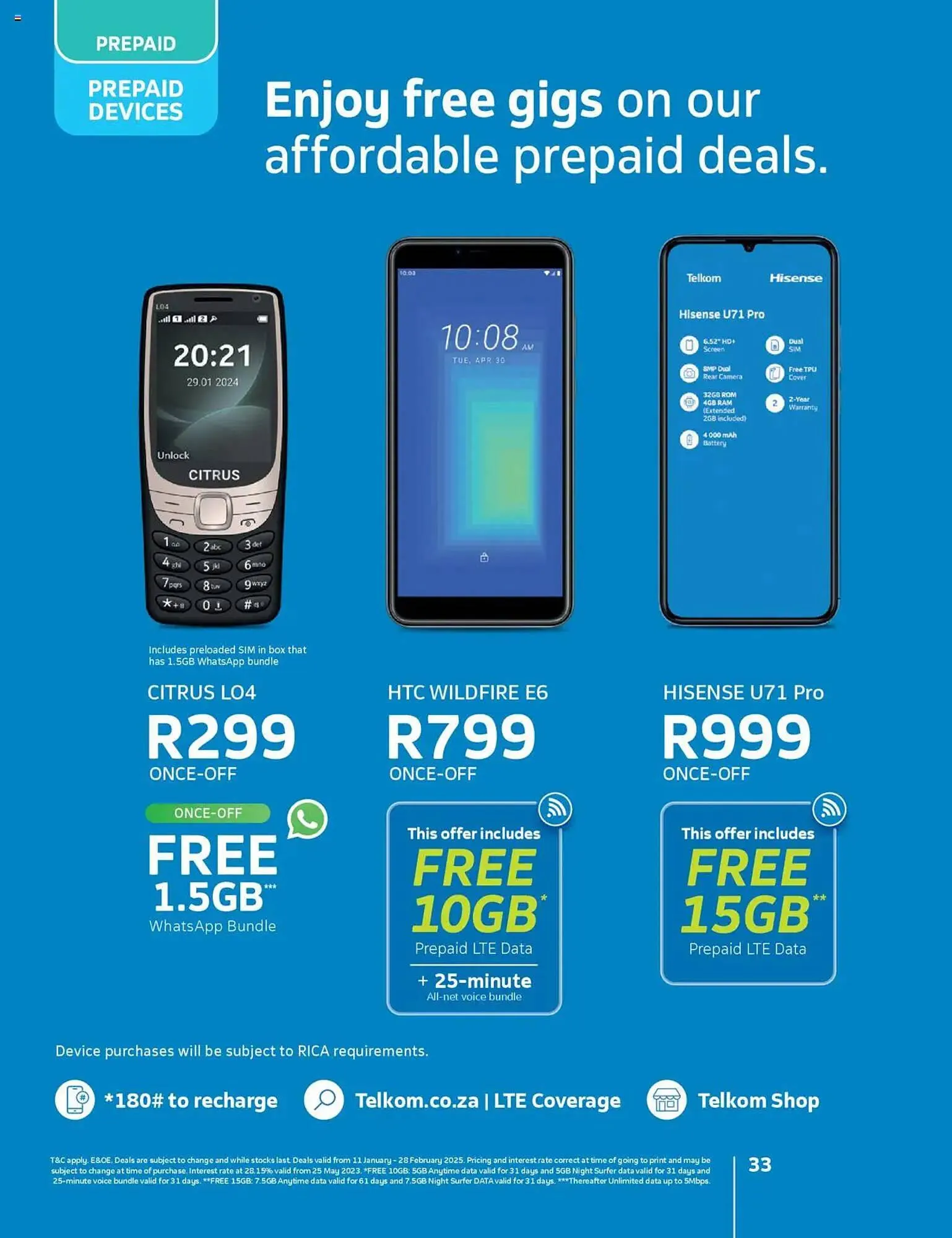 Telkom catalogue from 11 January to 28 February 2025 - Catalogue Page 33