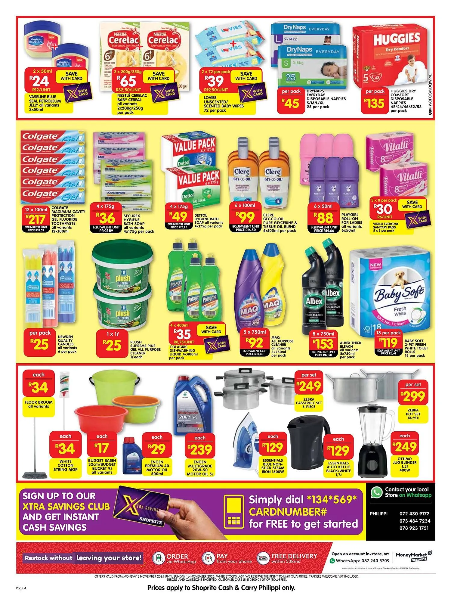 Shoprite catalogue from 3 November to 16 November 2025 - Catalogue Page 4