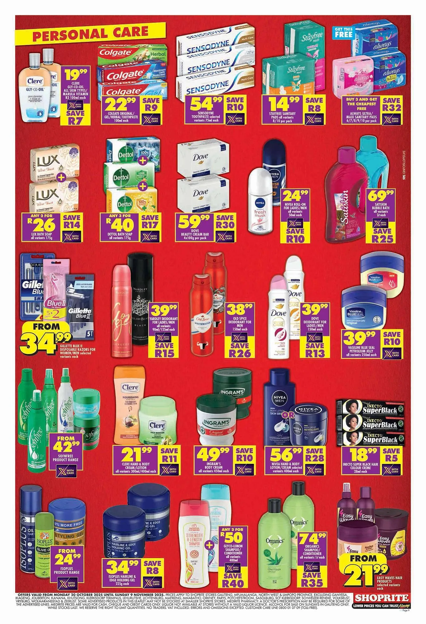 Shoprite catalogue from 20 October to 9 November 2025 - Catalogue Page 9